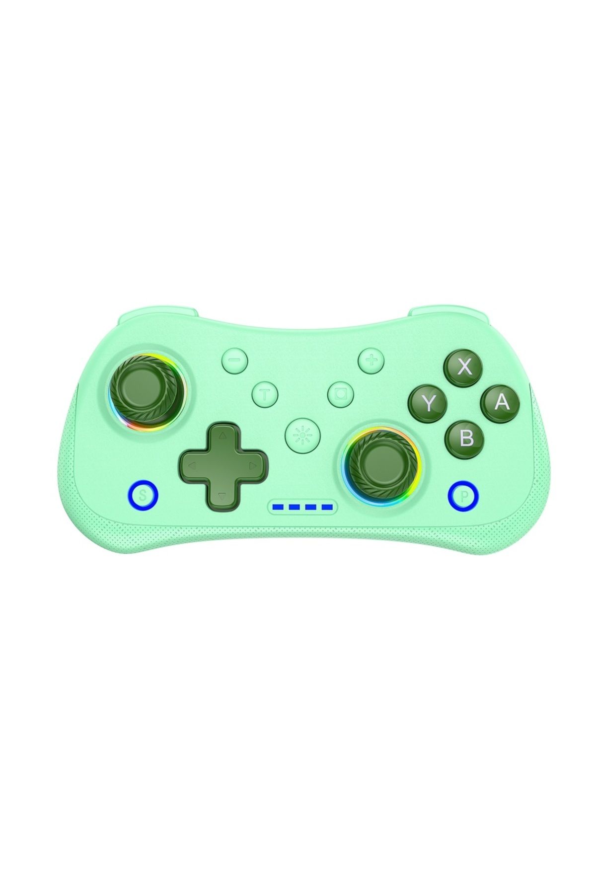 Storm Wyrm-green Multi-Functional Wireless Game MINI Gamepad for Switch with RGB Lights and Hall Rocker, Suppor 1