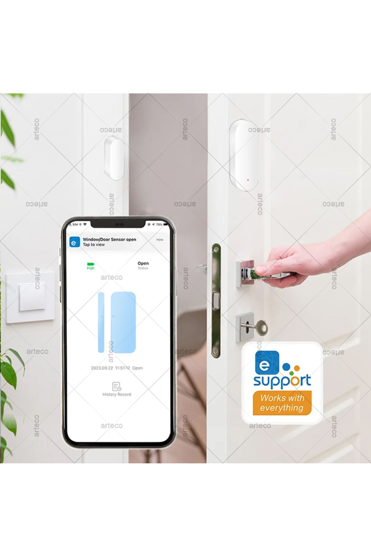 Choice-Ewelink ZigBee Door Window Sensor Entry Sensor Burglar Door Sensor Smart Home Alarm Security Prot... 4