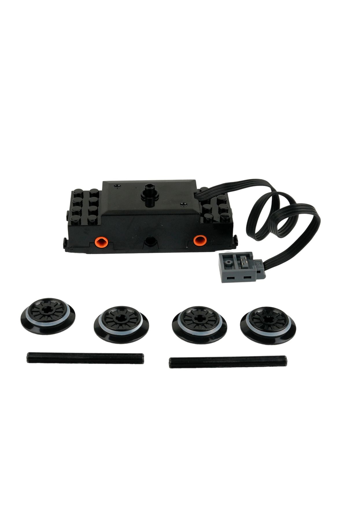 Choice-2PCS Train Track Motor MOC Power Functions 88002 Technical Speed Motor Building Blocks for 10254 ... 4