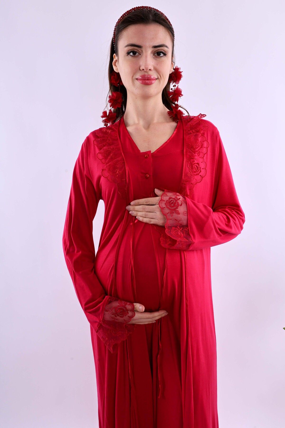 ByLohusa-مجموعة الأمومة للحوامل من Effortt Cherry 3