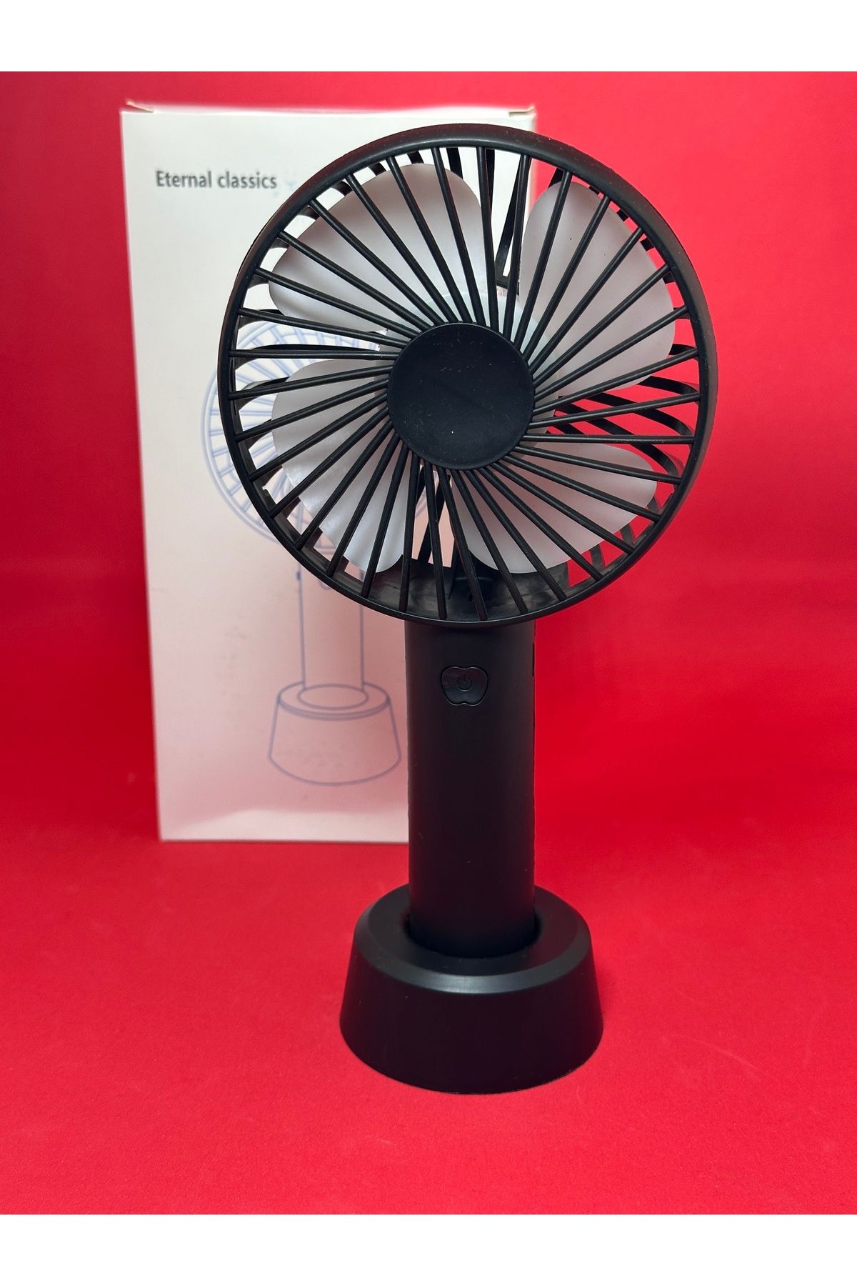 Şarjlı Mini Fan Masa Üstü Vantilatörü Usb Soğutucu Sessiz El Fanı - 2