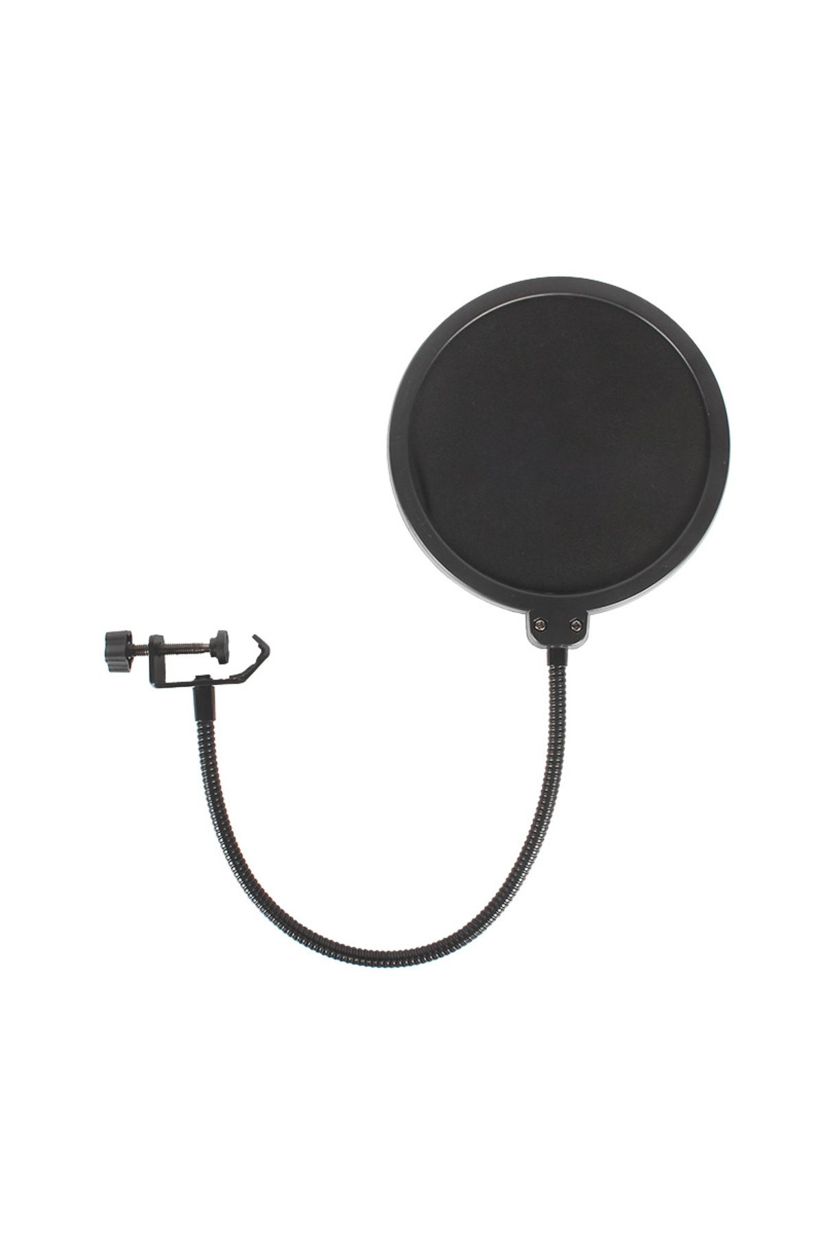Choice-15.5cm large diameter*black JIY Large Double-layer Microphone Pop-up Cover karaoke Recording Broadca 1