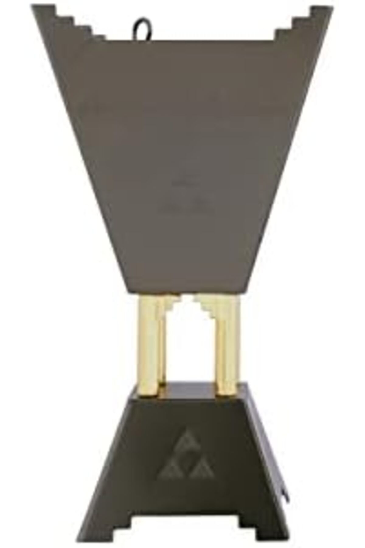 ALSAIF-Incense Burner With Handle By , Large Size, Matte Black/gold 3