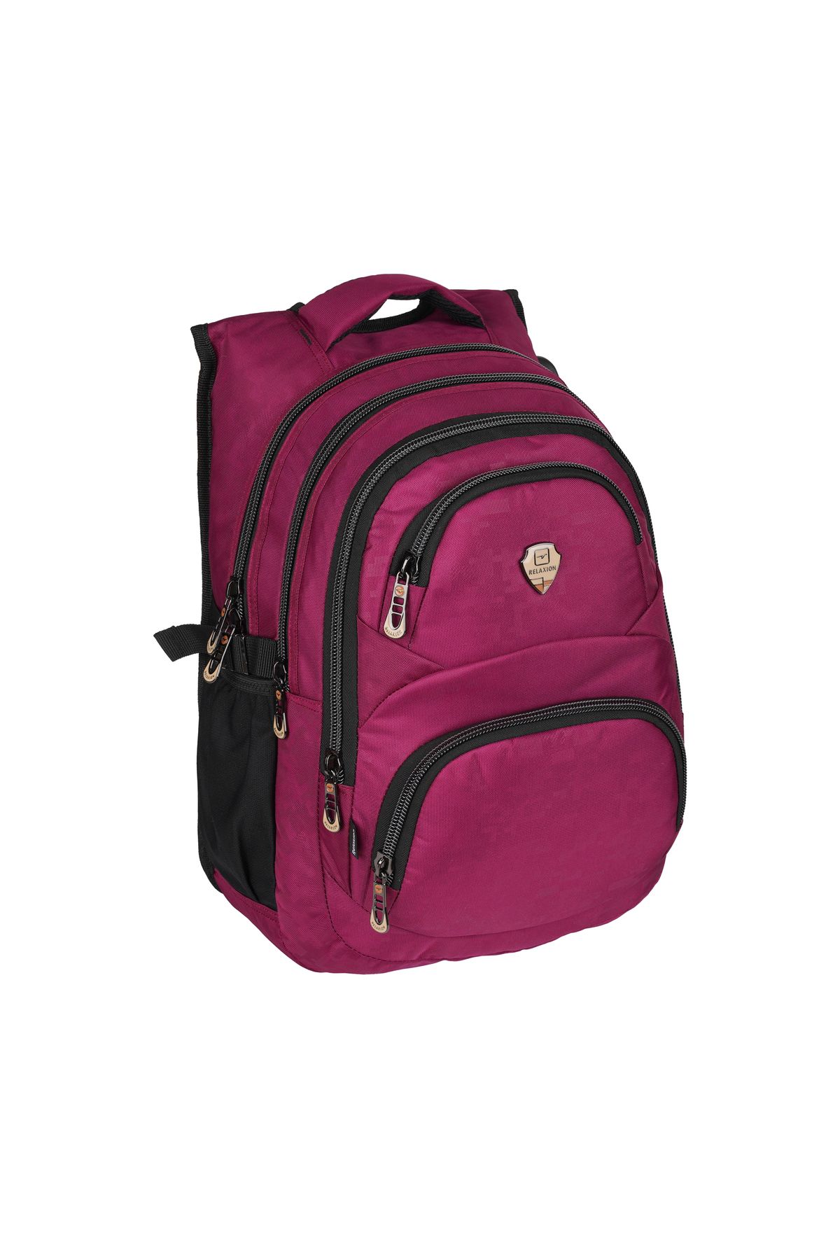 Relaxion 2226 Rucsac Din Material Căptușit Rezistent La Apă Roșu Claret Unisex - One Size