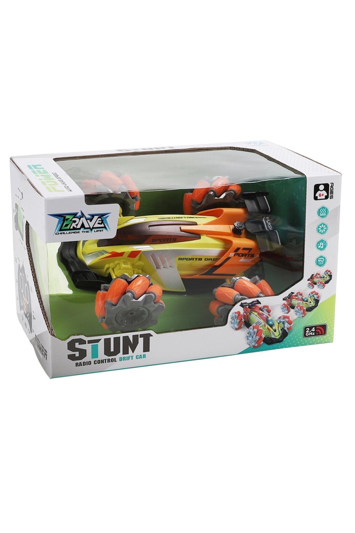 STEM-2.4 GHz 27 MHz 1:16 Omnidirectional High-Speed Side Driving Vehicle - 1PC Color May Vary 5