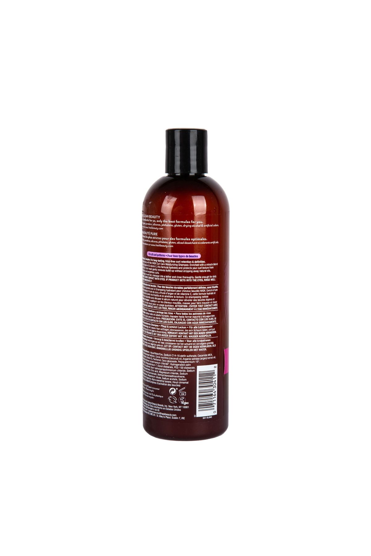 HASK-Curl Care Moisturizing Shampoo 355 ml Hydrates & Defines Curls - with Coconut & Argan Oils 8