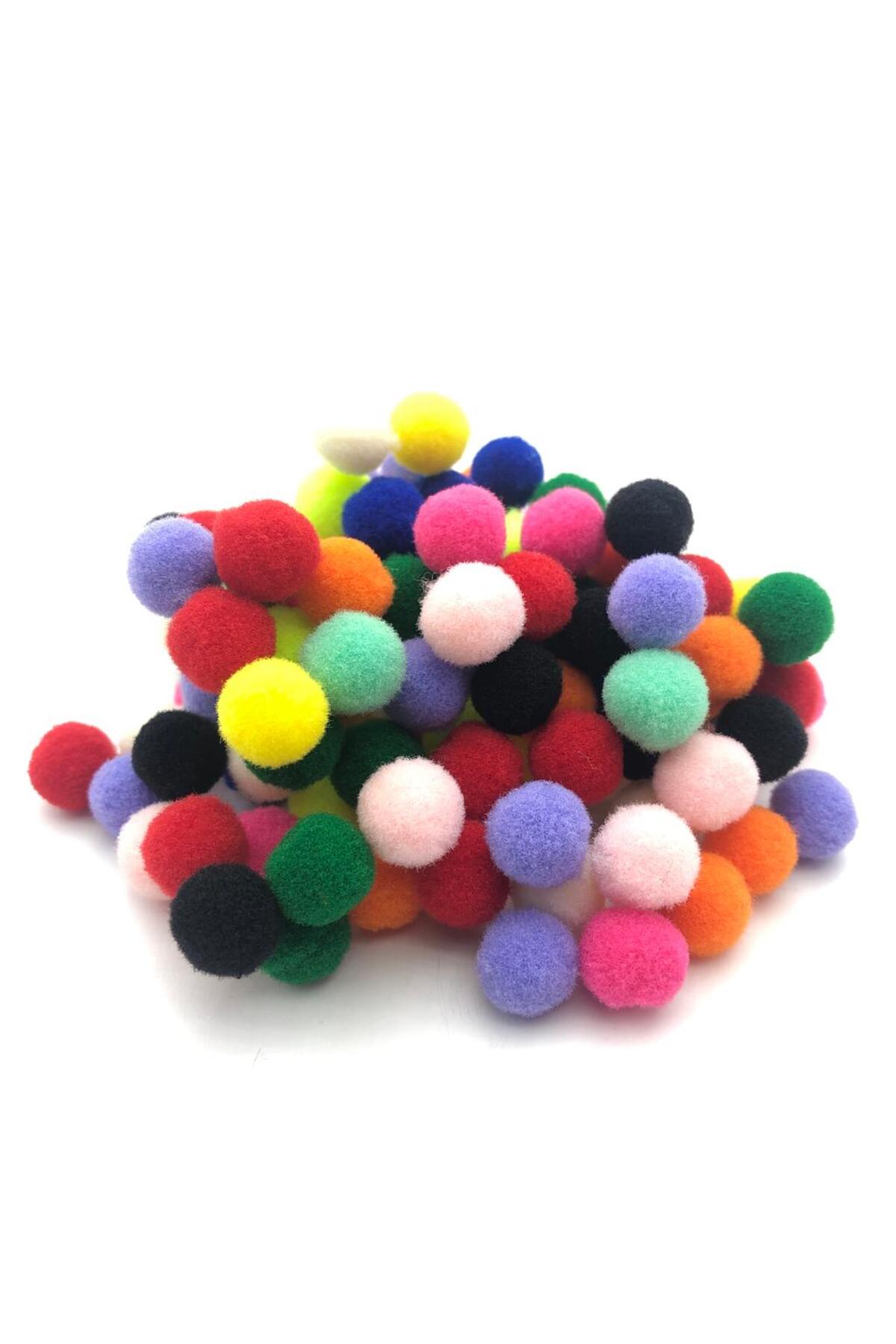 Polin Orta Boy Renkli Ponpon 25mm 20'li Paket - Fiyatı, Yorumları