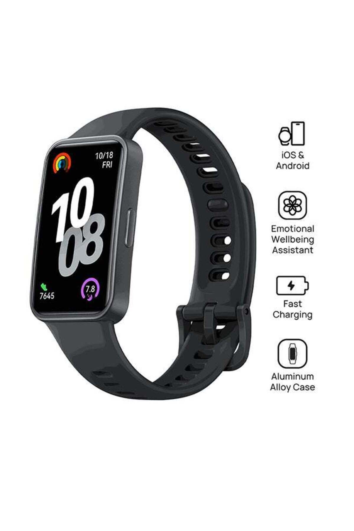 Huawei Band 10 Smartwatch, Compatible with iOS Android, Emotional Wellbeing Assistant, Fast Charging And Ro
