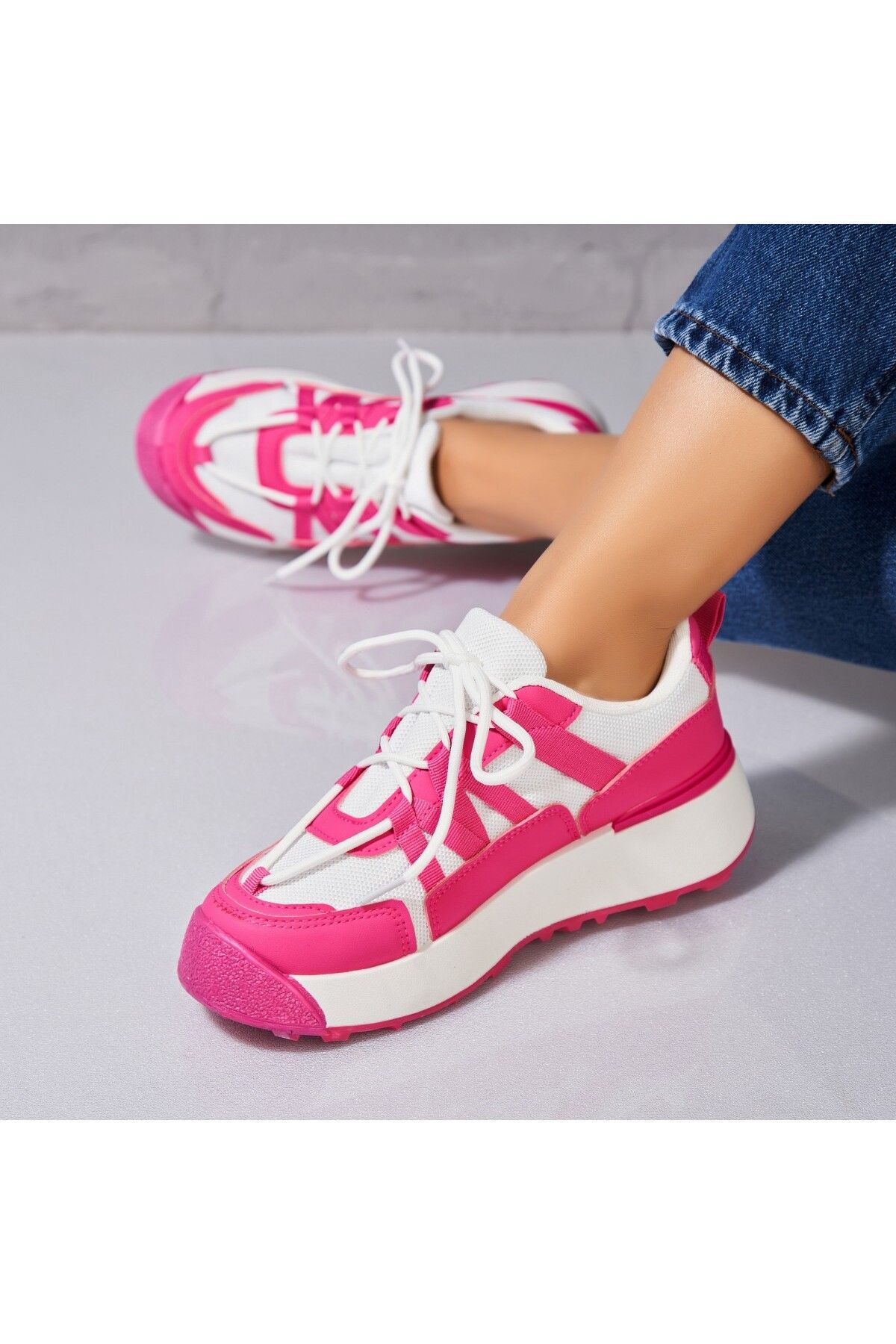 Joana Adida I Dam Piele Ecologica Fucsia Markia Femeie - 38