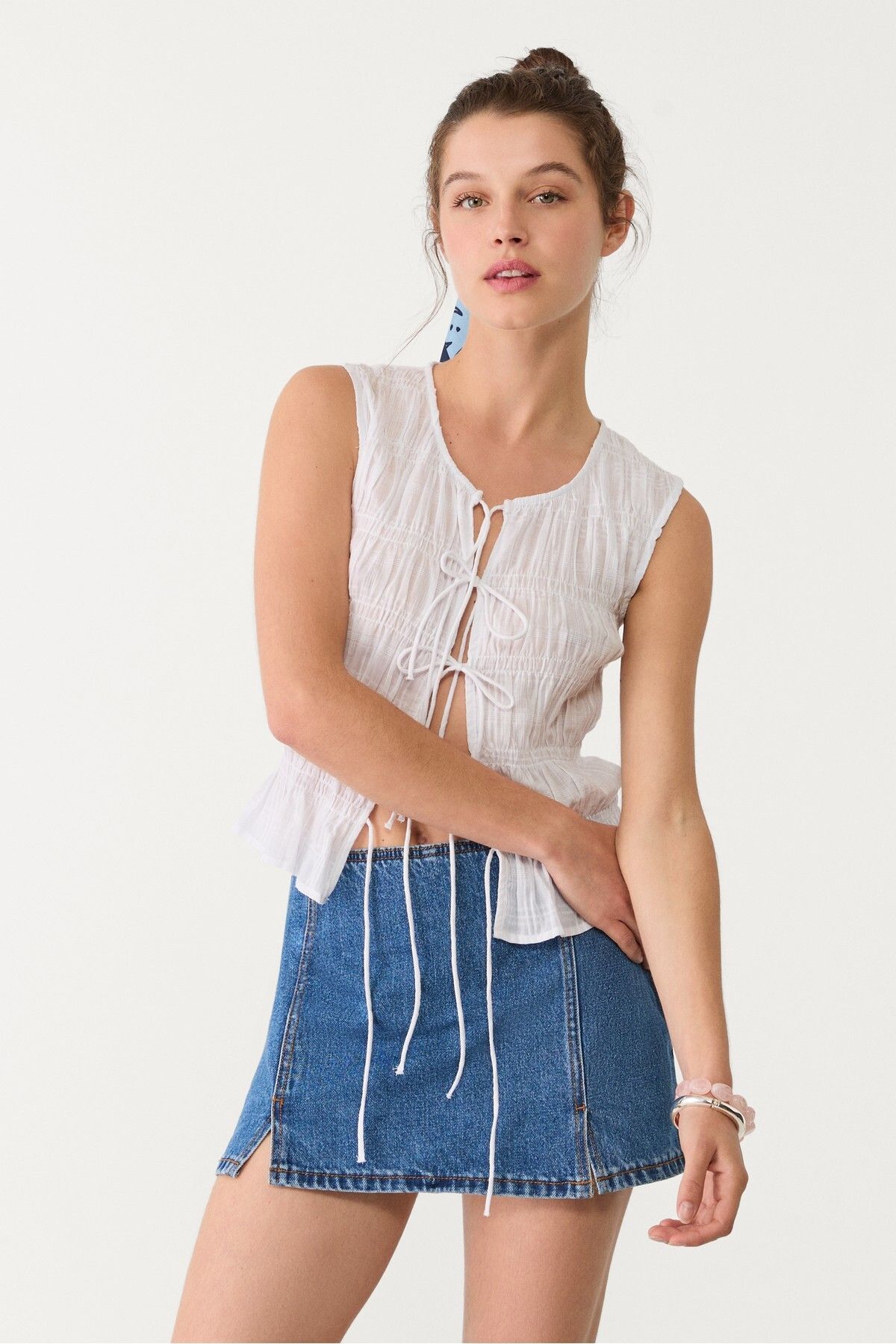Stradivarius-Mini skort with slits 3