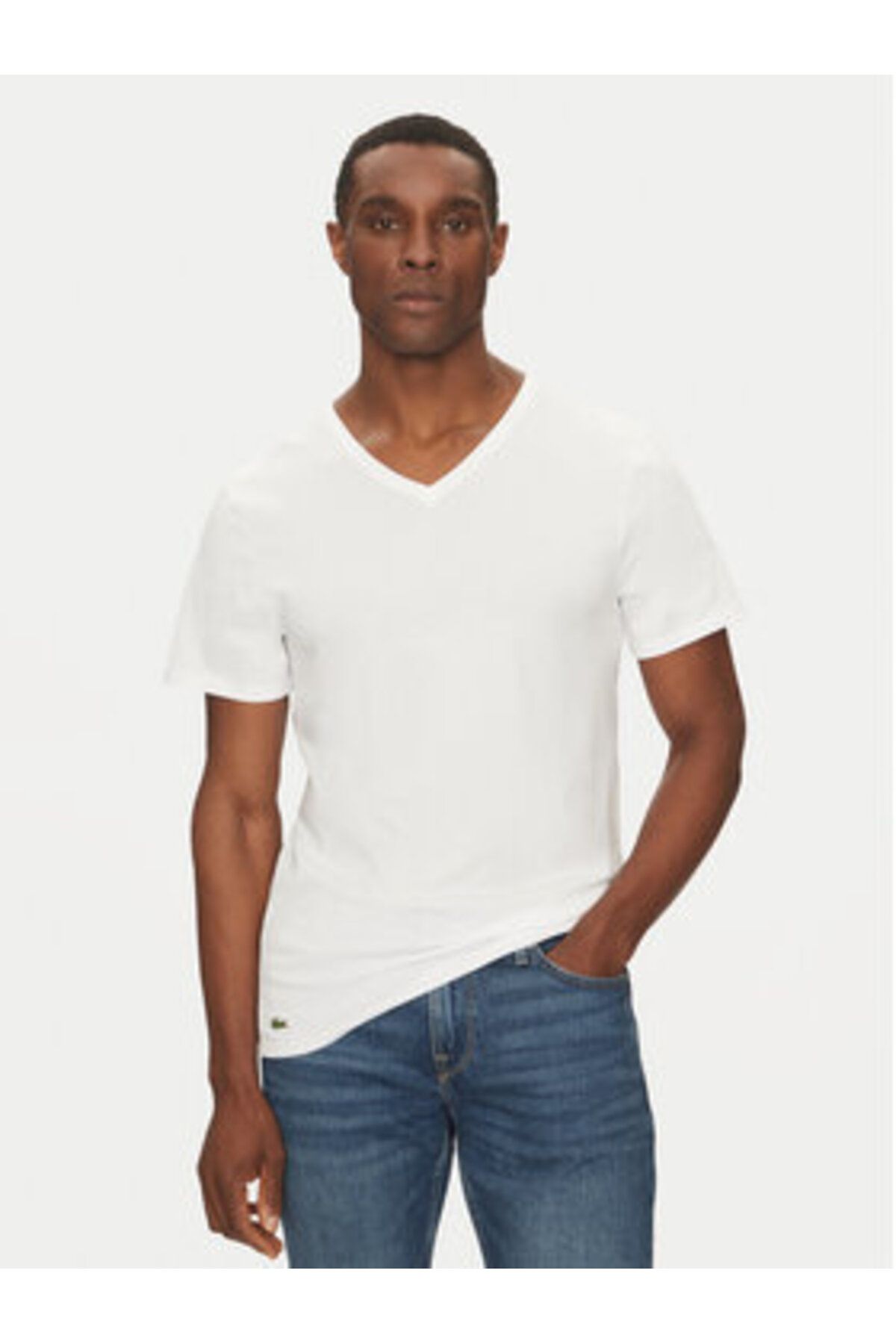 Lacoste-men's set of 3 T-shirts TH9008 white 5