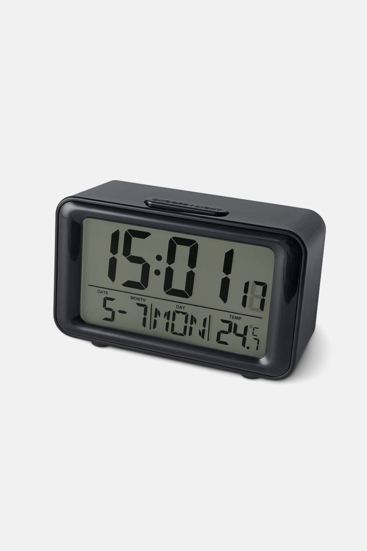 Tchibo-Digital Lcd Radio Controlled Alarm Clock, Black 2