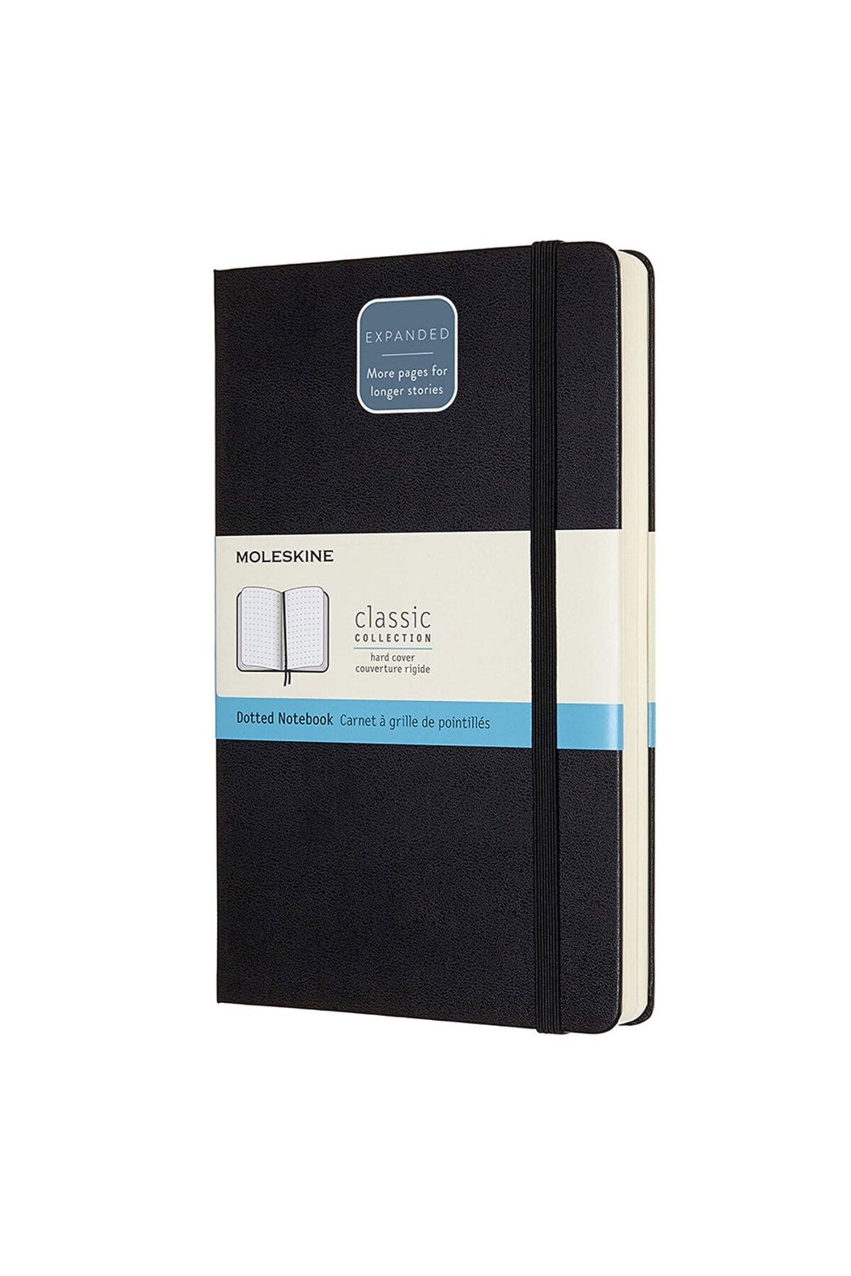 Moleskine-Classic 400 Page Hard Cover Dotted Notebook 13X21Cm Gray 1