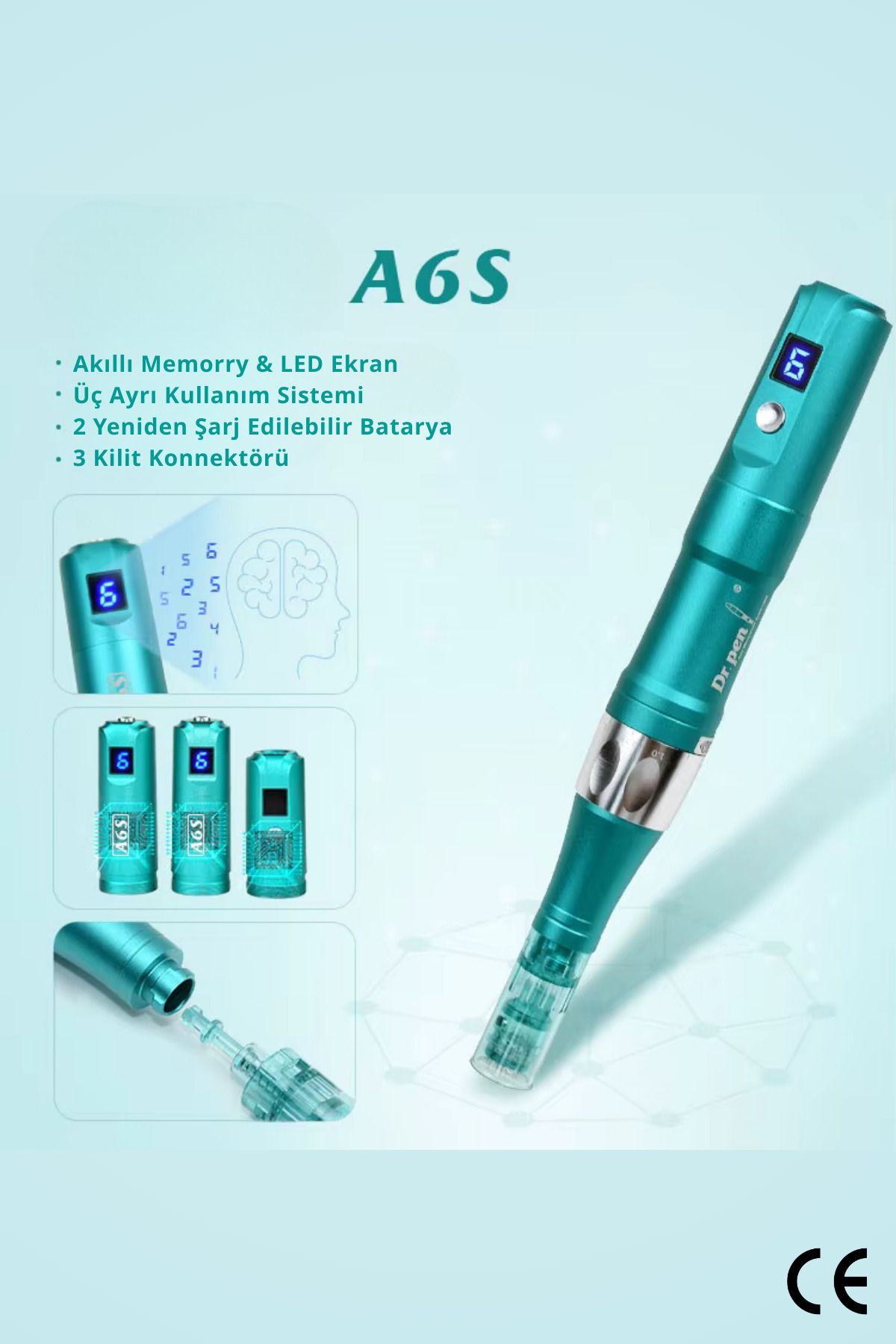 DEFOND Dr. pen A6S Kablosuz Dermapen Cihazı