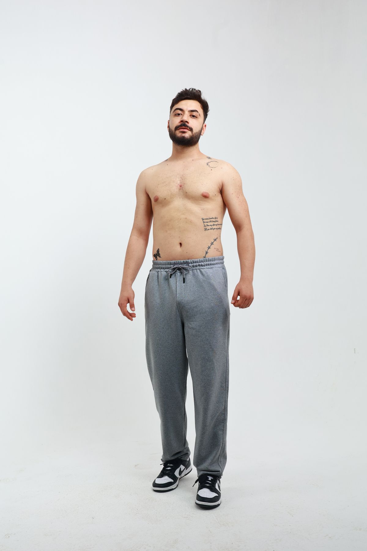 OXVİN-Walker Baggy Oversize Sweatpants - Wide Leg, 2 Thread, Medium Thickness Long (Original Fit) 3