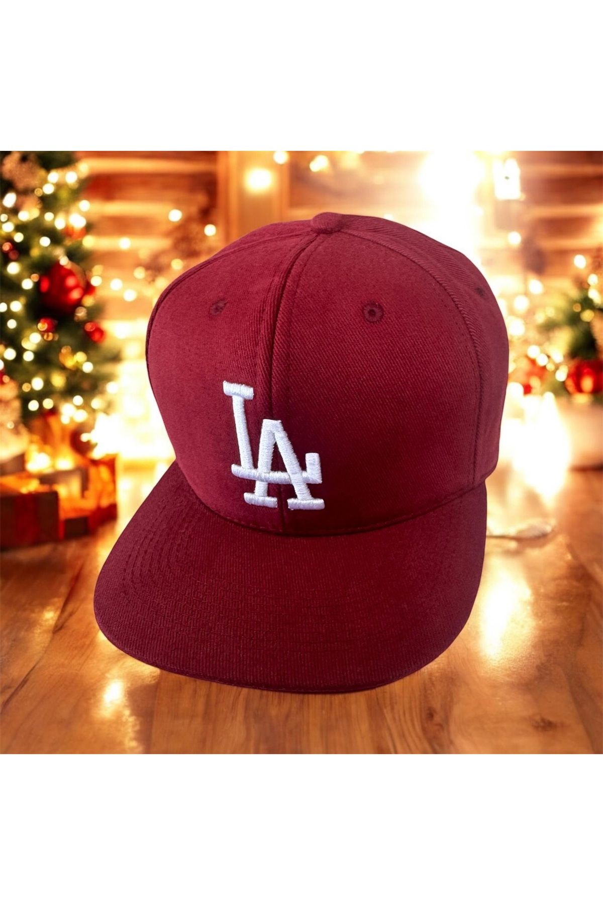 awix Spor Unisex LA Los Angeles Nakışlı Hip Hop Snapback Rapper Basket Cap Şapka BEYAZ