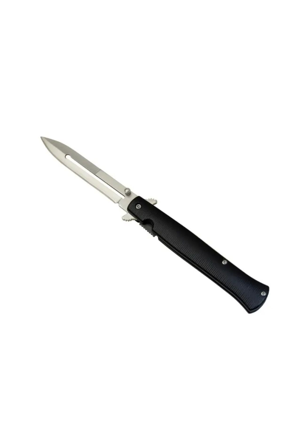 YNT İthalat Çakı Metal Delikli Kabzalı 23 Cm , Yarı Otomatik