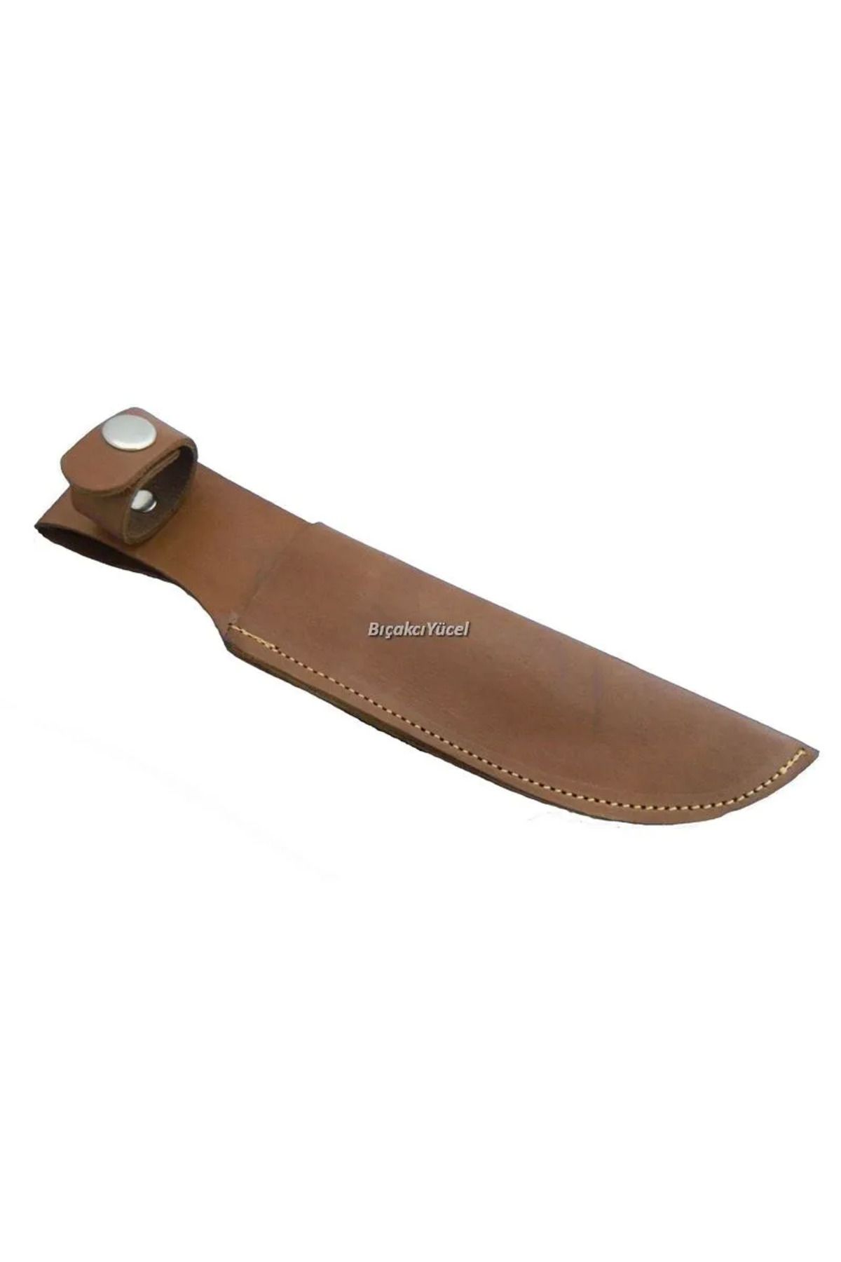 Serero Hakiki Deri Uzun Bıçak Kılıfı 27 Cm, Kemerlikli