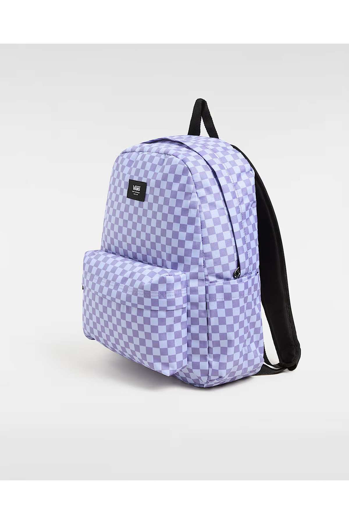 Vans-VANS Old Skool Check Backpack unisex backpack purple 3
