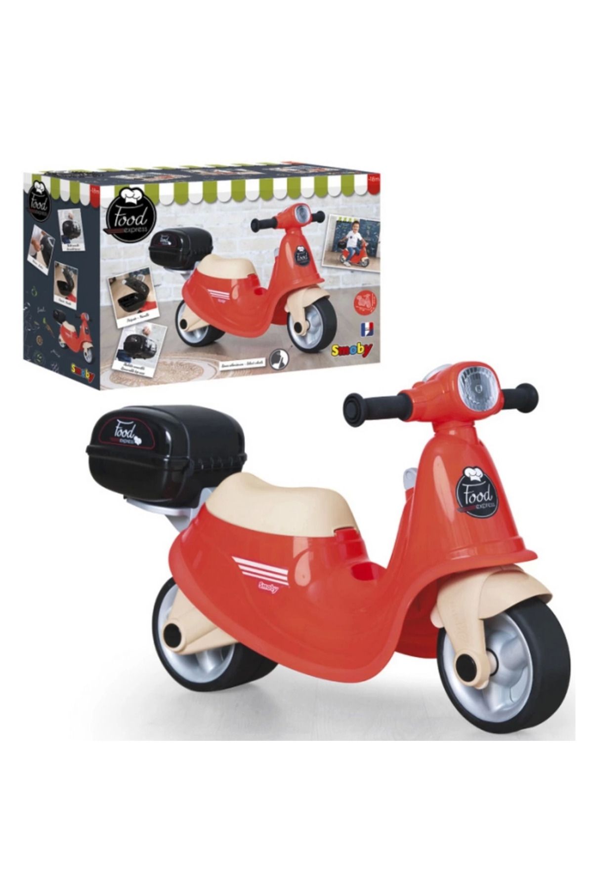 robotrend Çocuk Scooter – Kırmızı Renkli, Denge Ve Hareket Eğitimi İçin