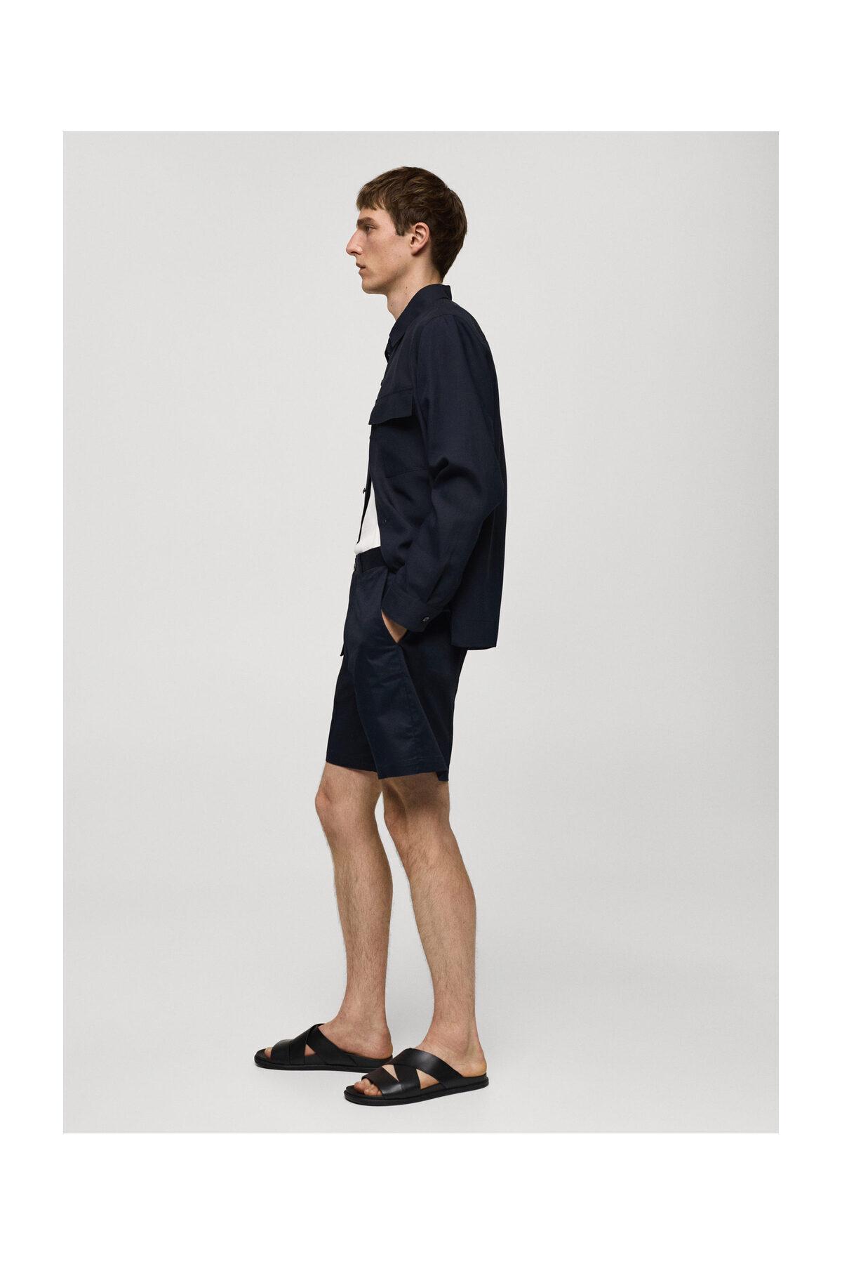 MANGO Man-Men's Adult Shorts & Bermudas 4