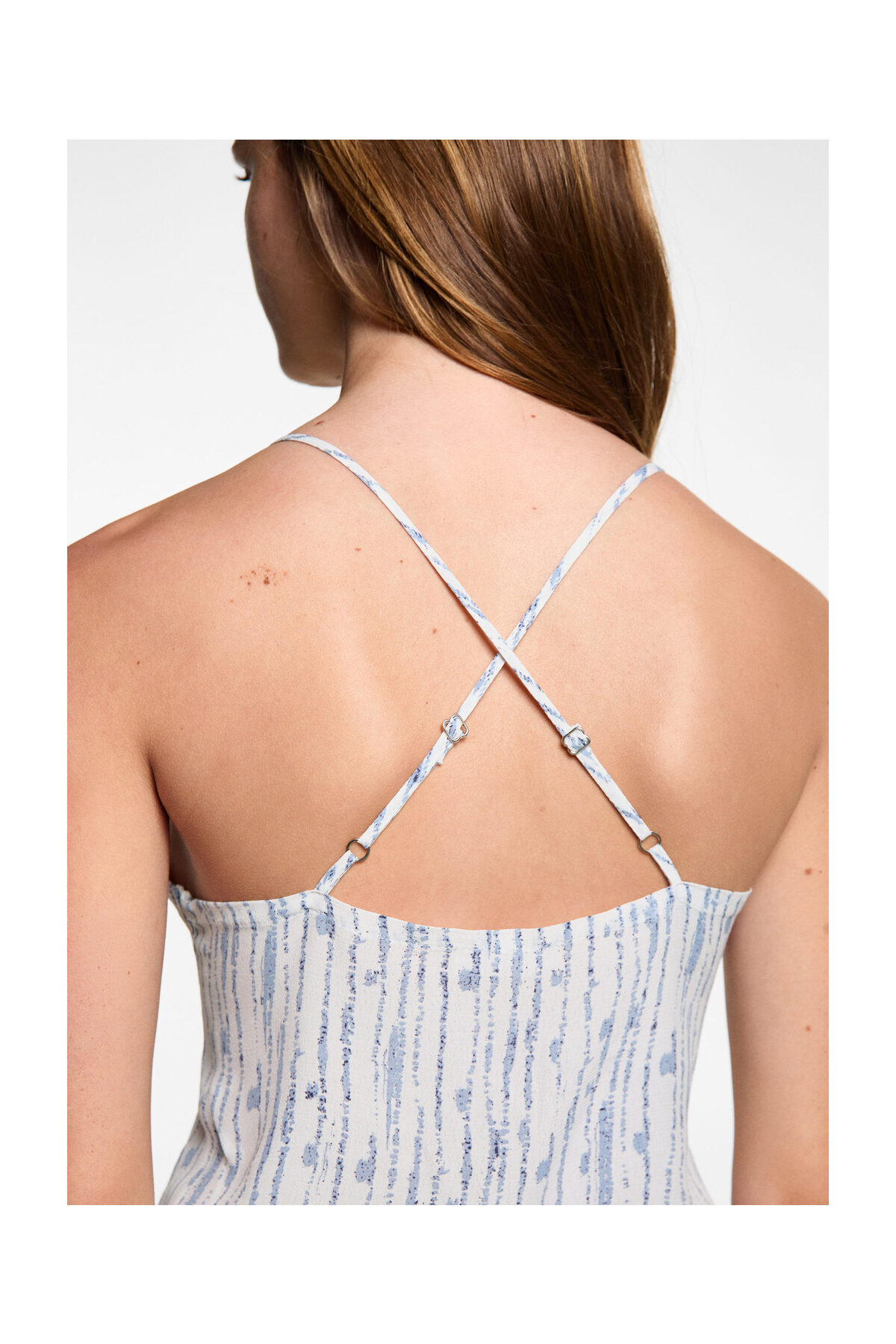 لباس مجلسی دخترانه سفید منگوMANGO Kids | 77070639-02 اورجینال - تصویر 5