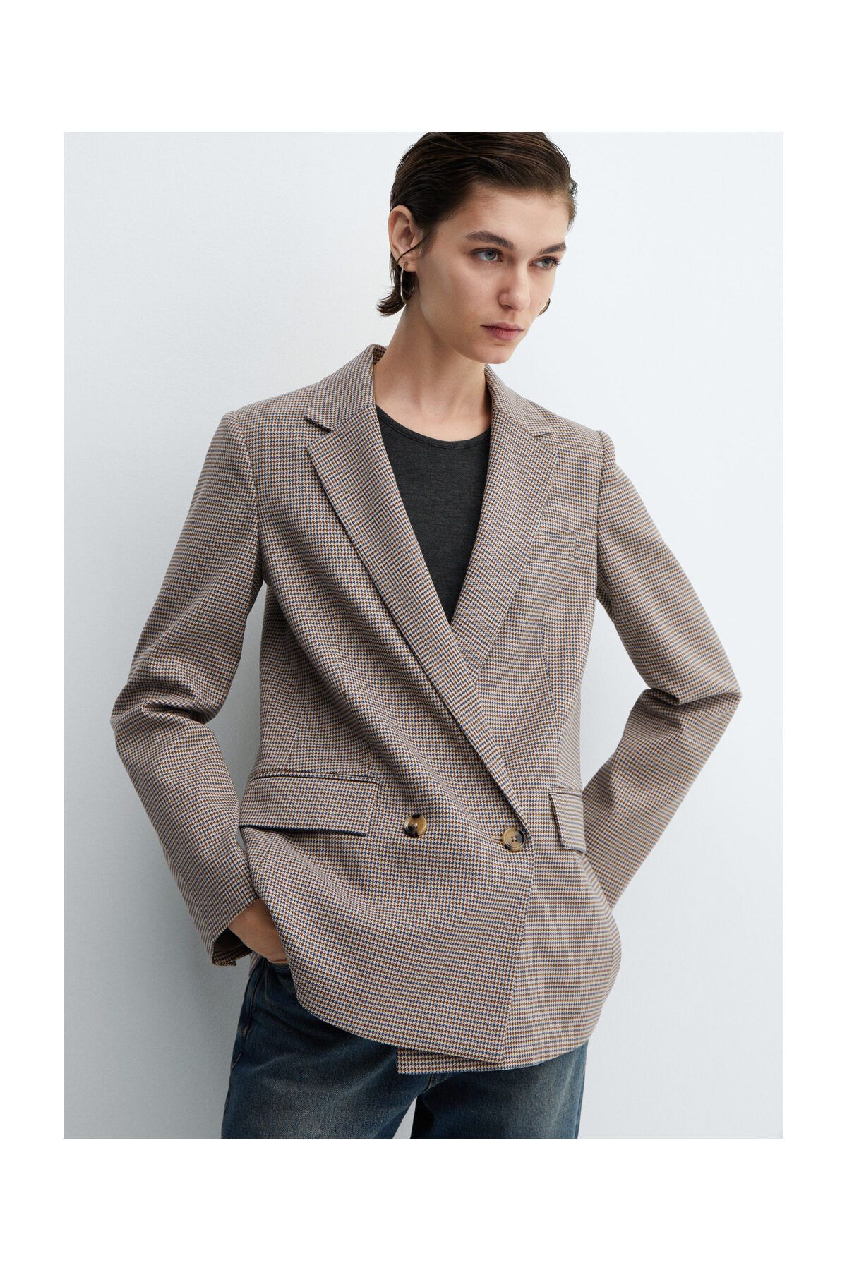 MANGO Woman-Women and Girls Adult Blazer Jacket 6