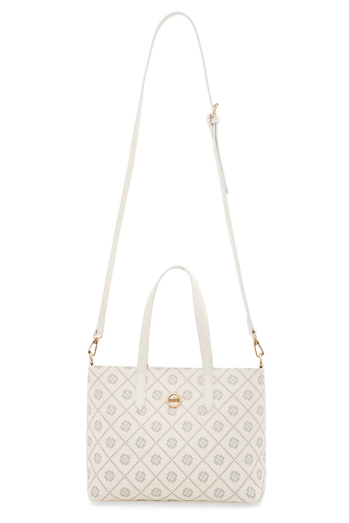 Fossil-White Women's Hand and Cross Shoulder Bag 05Fo25Y5057 1