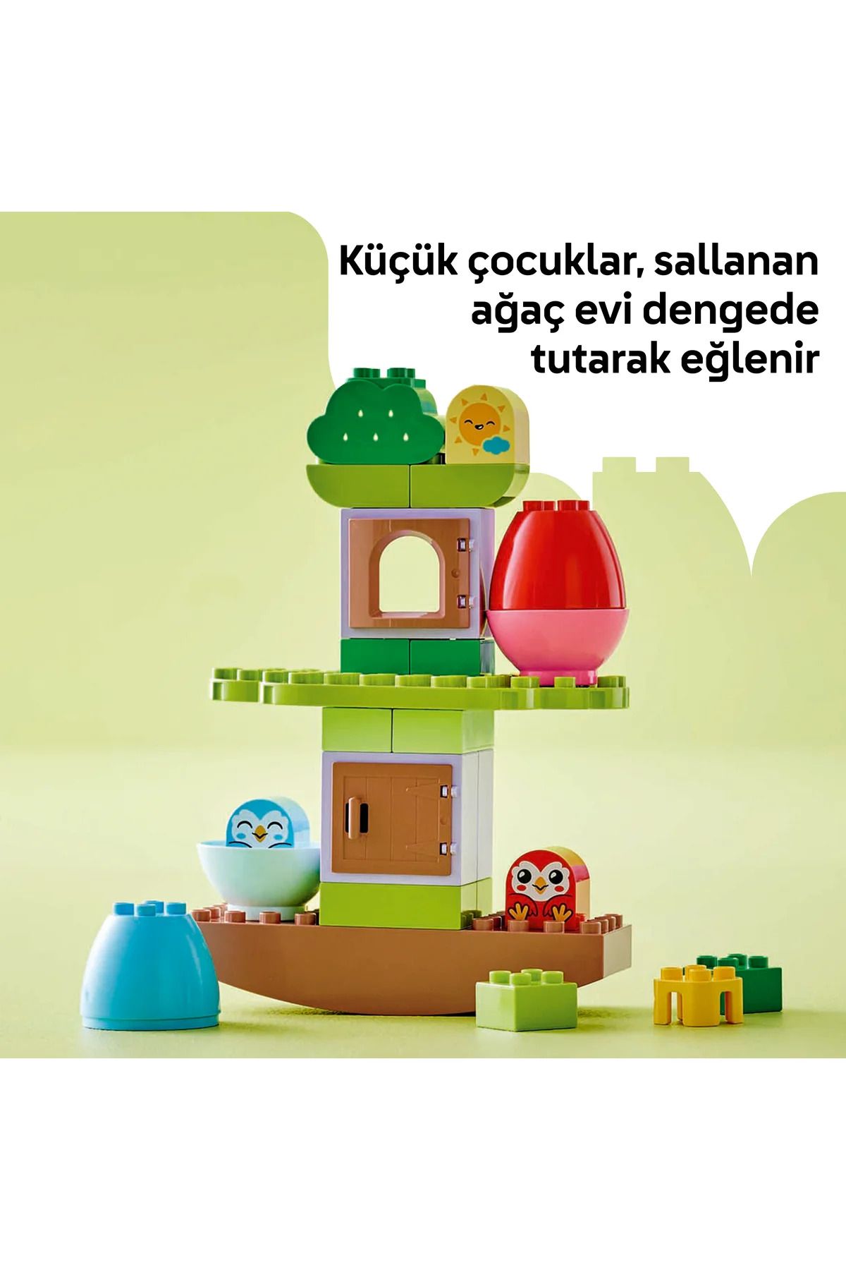 LEGO-®   مجموعة بناء DUPLO My First Balancing & Stacking Tree 10440 للأطفال بعمر 1½+ سنة (27 قطعة) 6