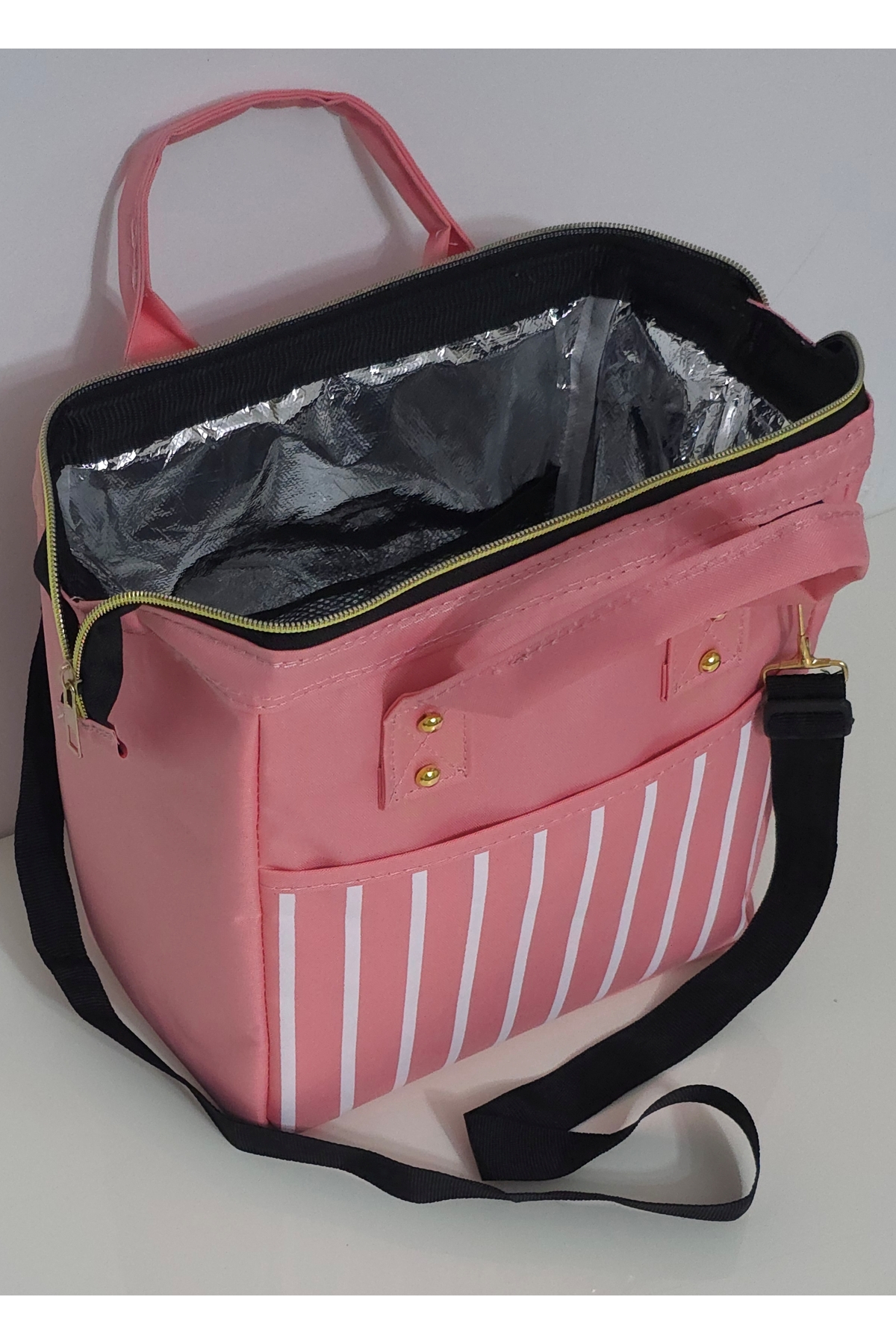 USF Anne Bebek Askılı Taşıma Çantası Isı yalıtımlı Termal Termoslu Yemek, Mama, Beslenme, Gıda Çantası fotoğrafı 5 (önizleme)