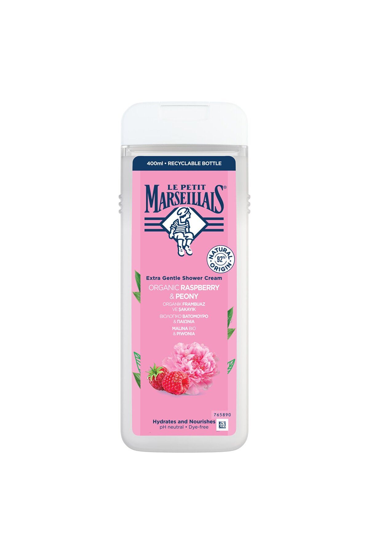 MATMEL Le Petit Marseillais Frambuaz ve Şakayık Duş Jeli 400 Ml