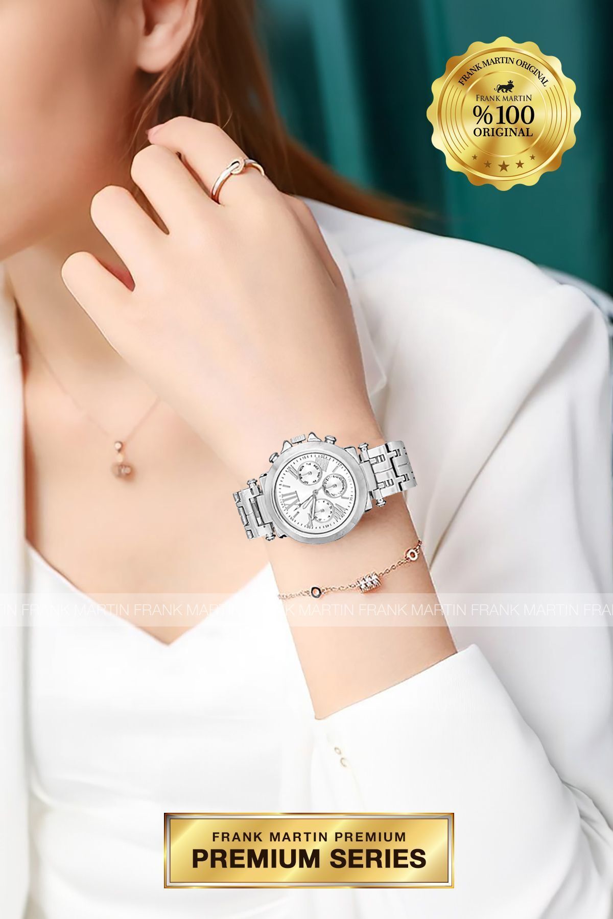ساعت زنانه مچی FR2001 سریال PREMIUM Frank Martin
