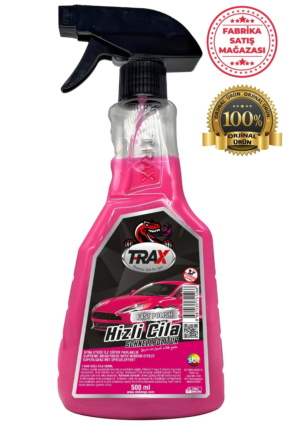 restinal Hızlı Cila Süper Etkili Araba Oto Cilası Muhteşem Parlaklık Üstün Koruma 500 Ml