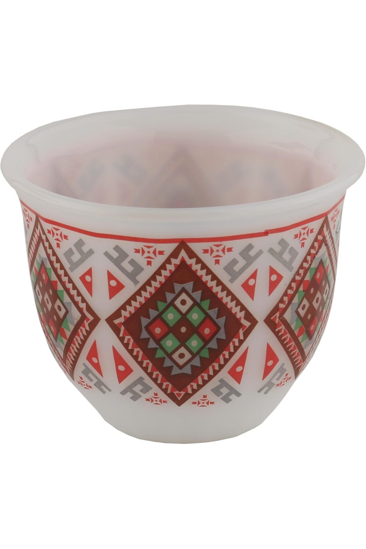 ALSAIF-Set Of 12 New Java Mugs From , Medium Size, Gray, Ceramic 3