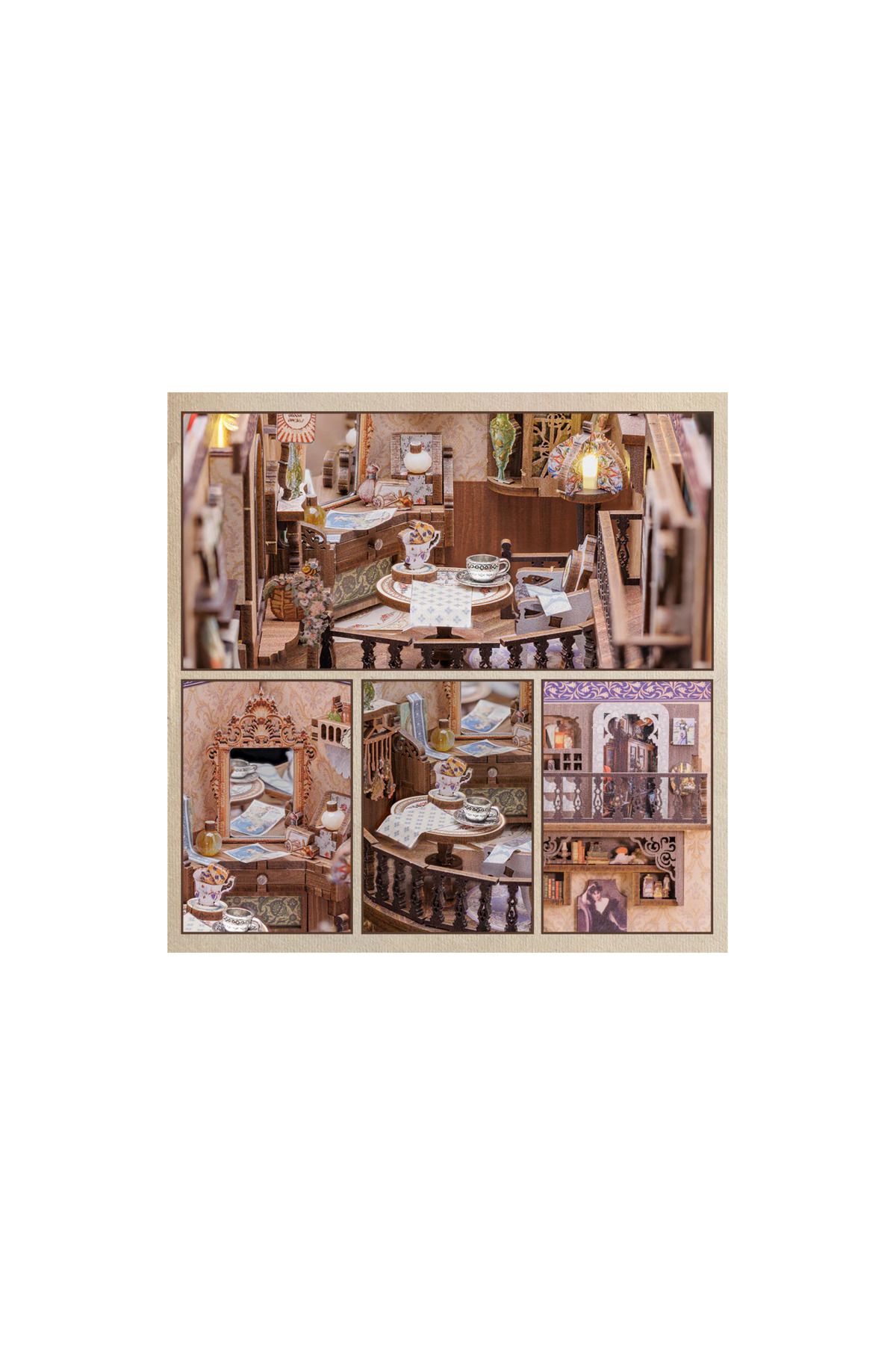 CUTEBEE-3d Puzzle, Diy Book Spine, Antique Store, , 349 Pieces 13