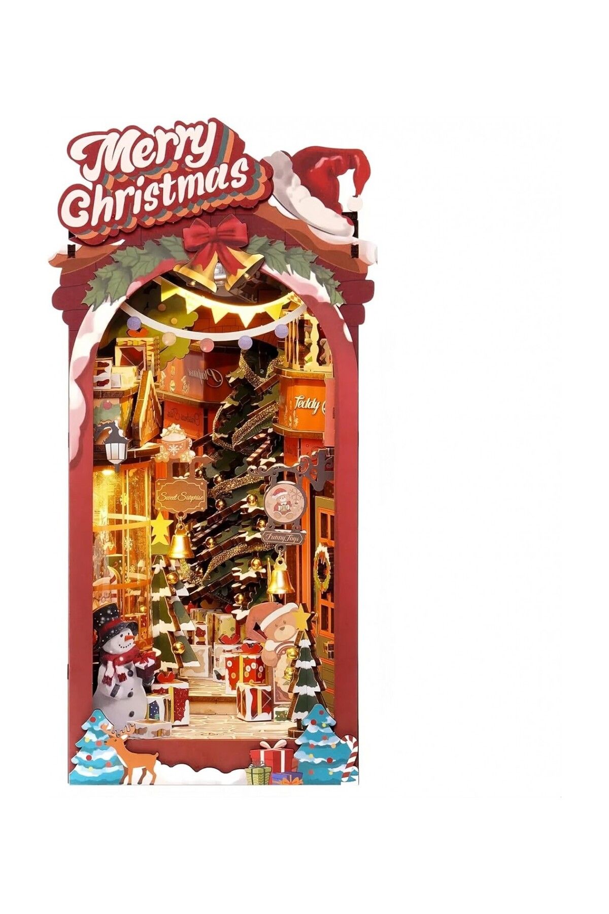 Rolife Puzzle 3d, Copertă De Carte De Christmas Street, Rolife, 289 De Piese - One Size