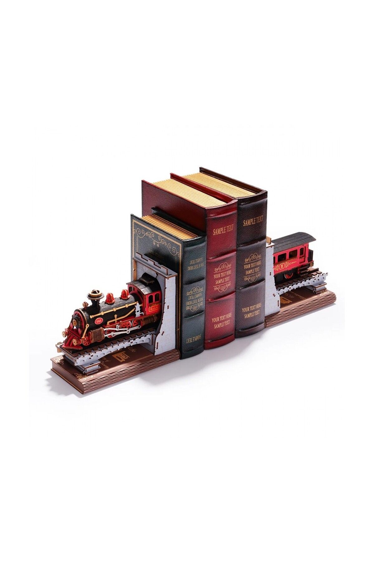 Rolife Puzzle 3d, Dioramă Pentru Biblioteca Trenului Cărții, Rolife, 313 Piese - One Size