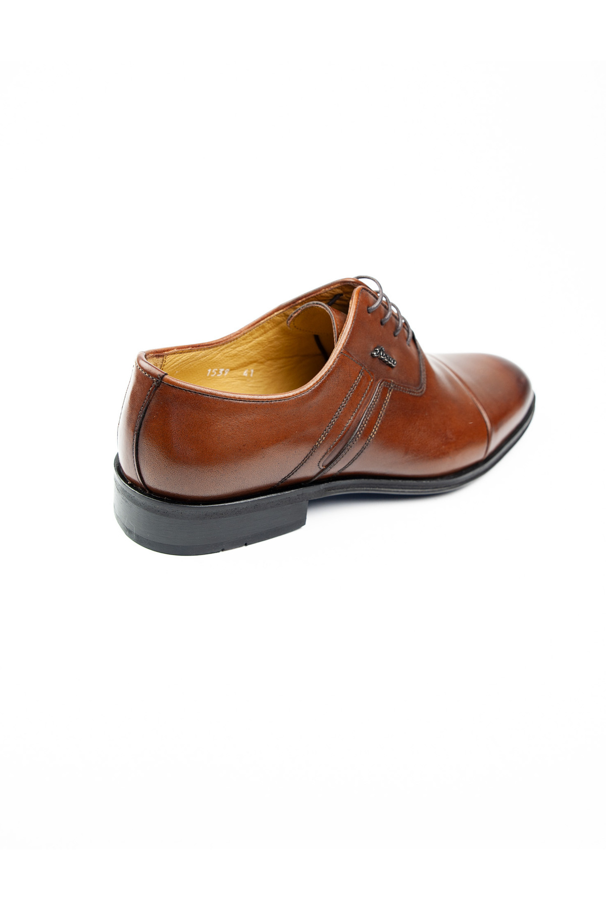 Fosco-1539 Tan Leather Men's Classic Shoes 3