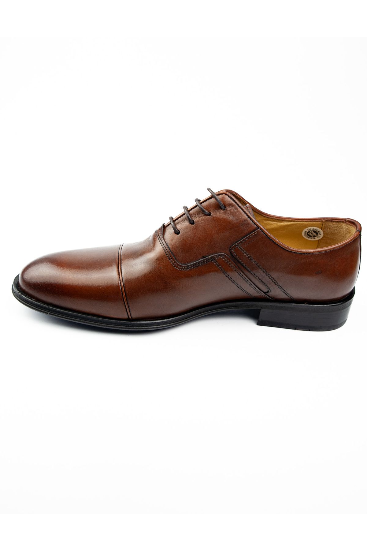 Fosco-1539 Tan Leather Men's Classic Shoes 4