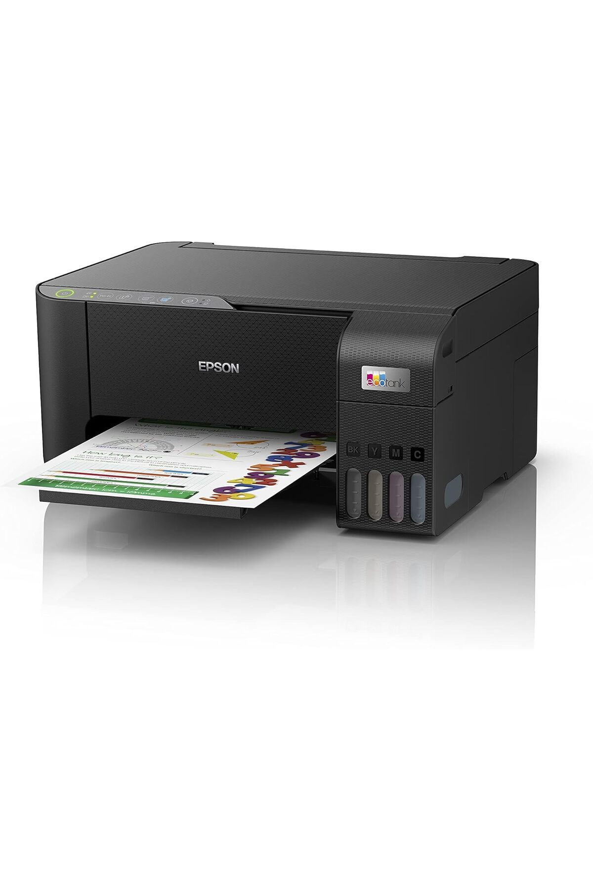 EPSON-طابعة EcoTank L3250 Home ذات خزان الحبر A4، اتصال تطبيق SmartPanel، لون أسود، حجم كبير (إصدار المملكة العربية السعودية) 7