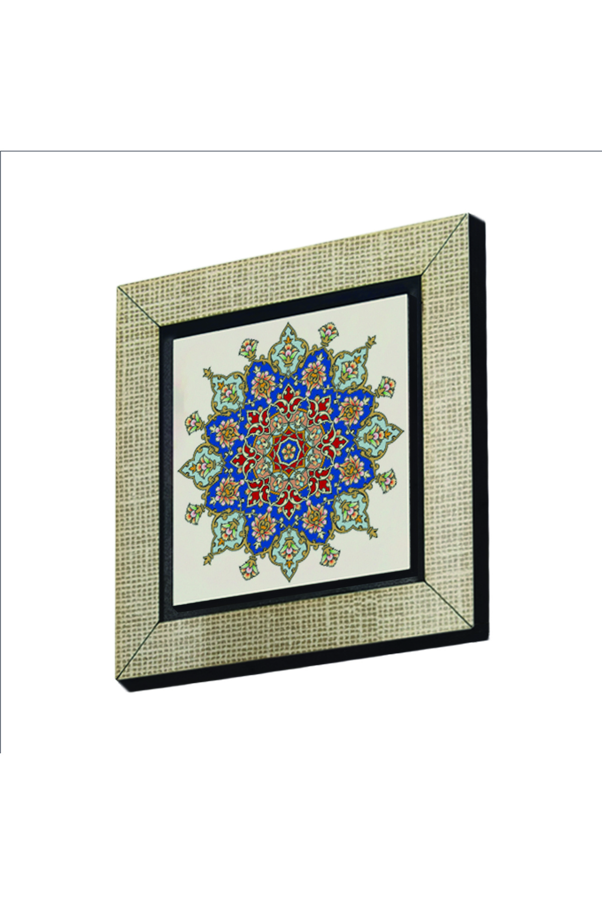 Rumi Pattern Printed MDF Magnet (7 X 7 KD-54)