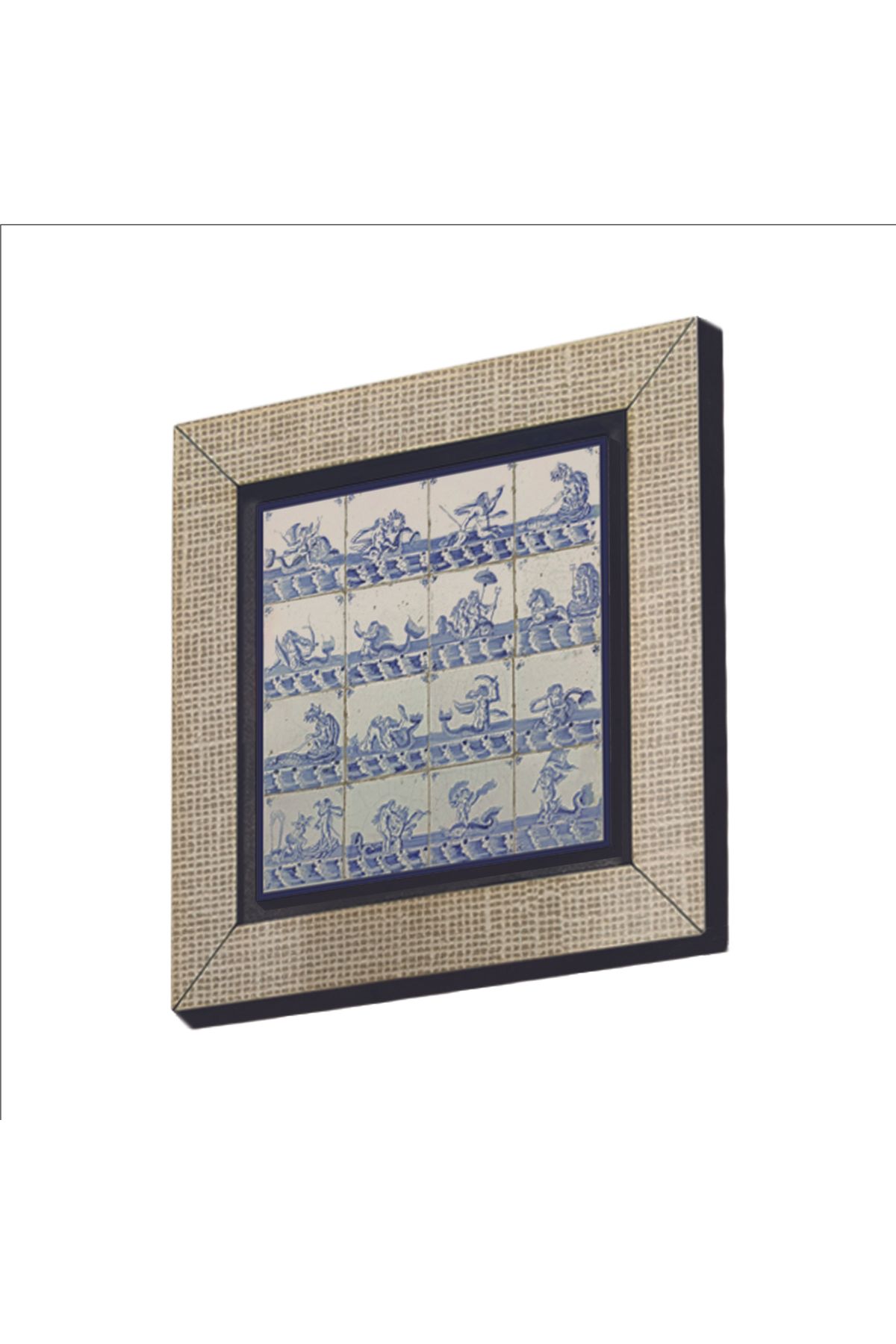Sadrazam Hollanda Deseni Baskılı MDF Magnet (7 X 7 KD-99)