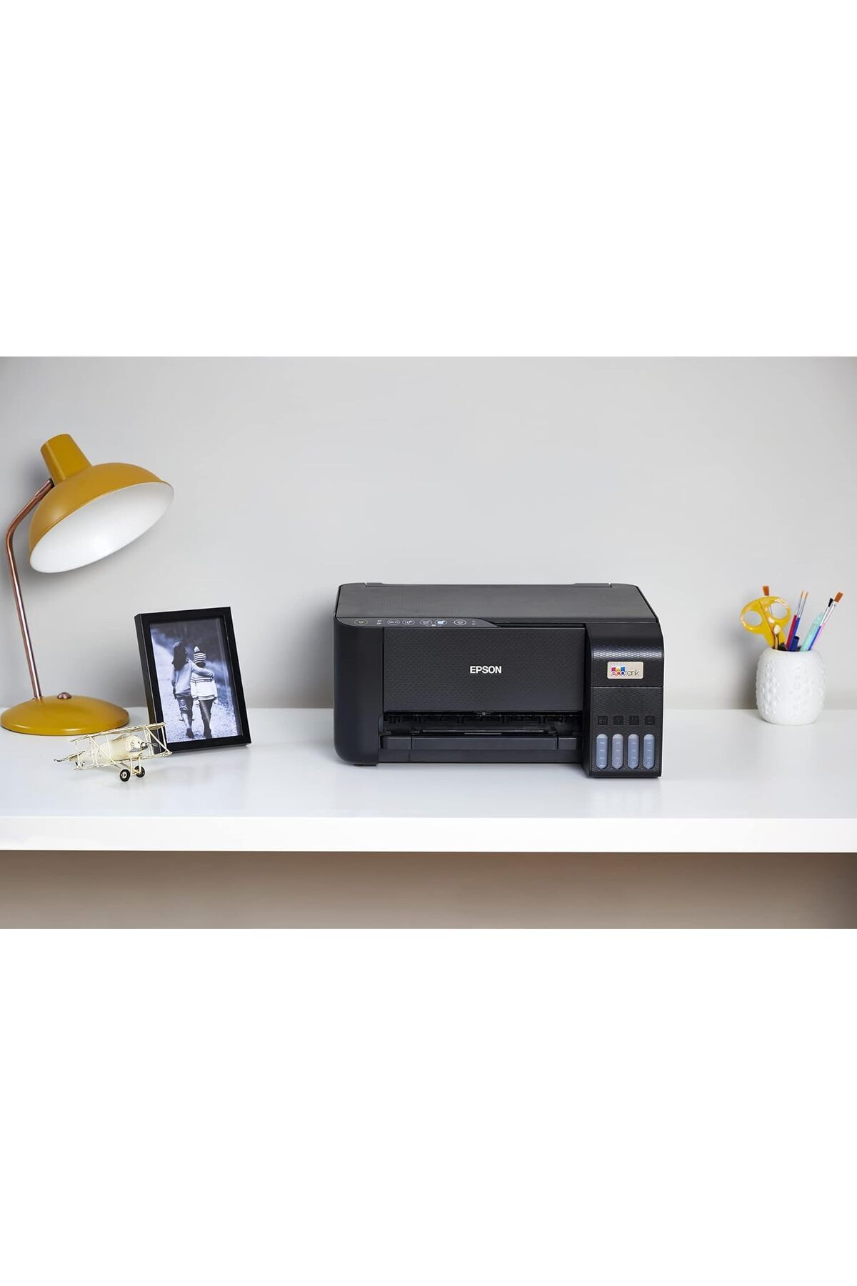 EPSON-طابعة EcoTank L3250 Home ذات خزان الحبر A4، اتصال تطبيق SmartPanel، لون أسود، حجم كبير (إصدار المملكة العربية السعودية) 8