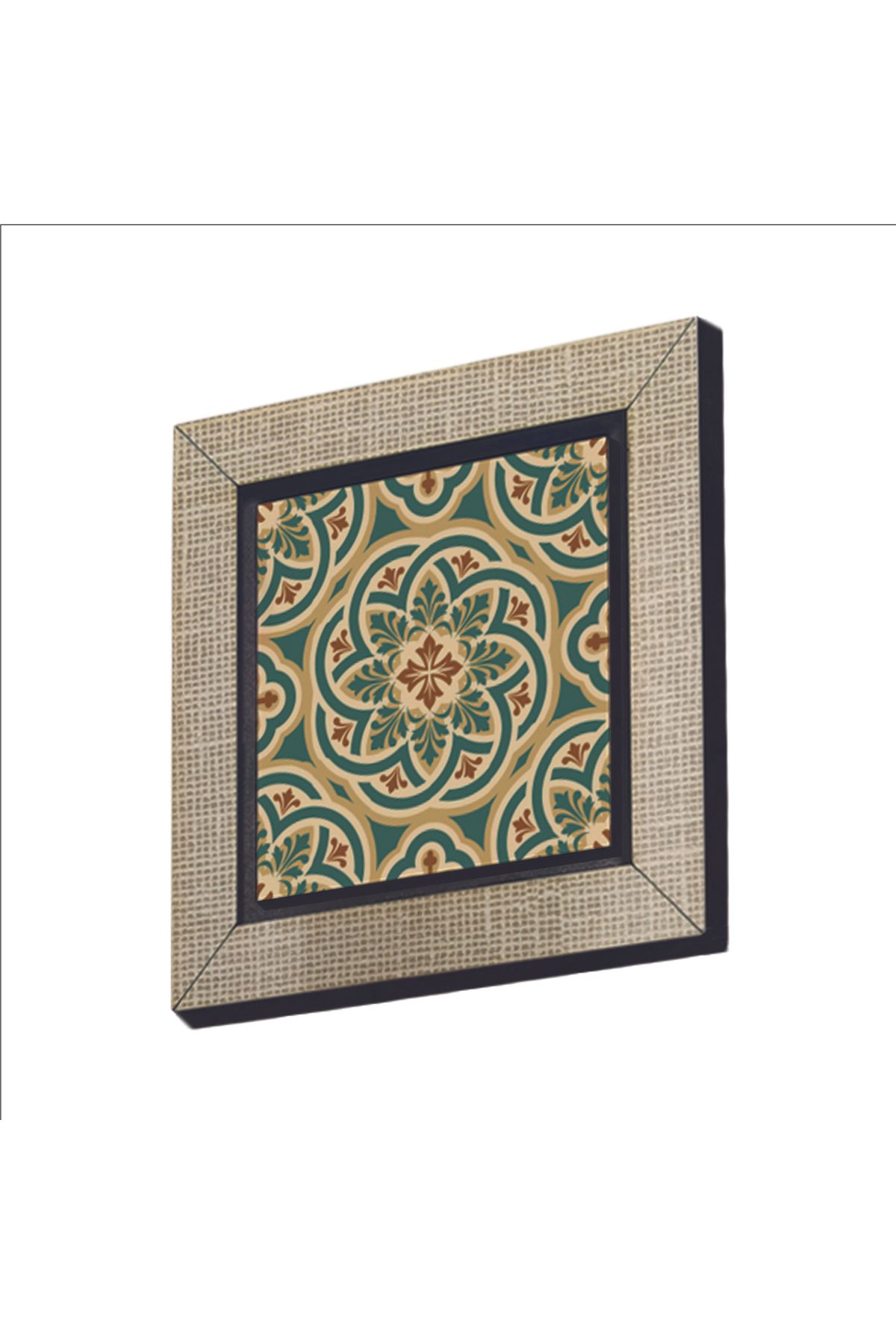 Sadrazam Bizans Deseni Baskılı MDF Magnet (7 X 7 KD-85)