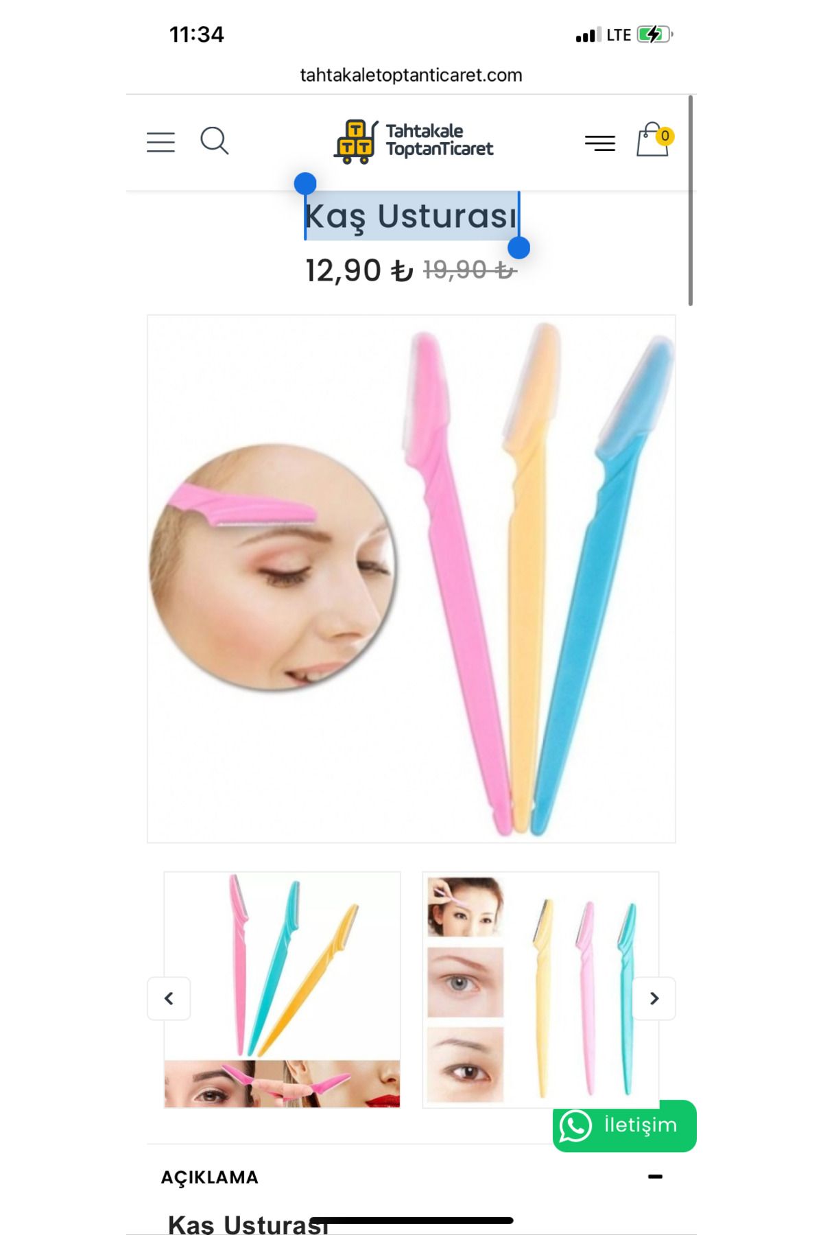 WENOLG-Eyebrow Razor Set of 3 2