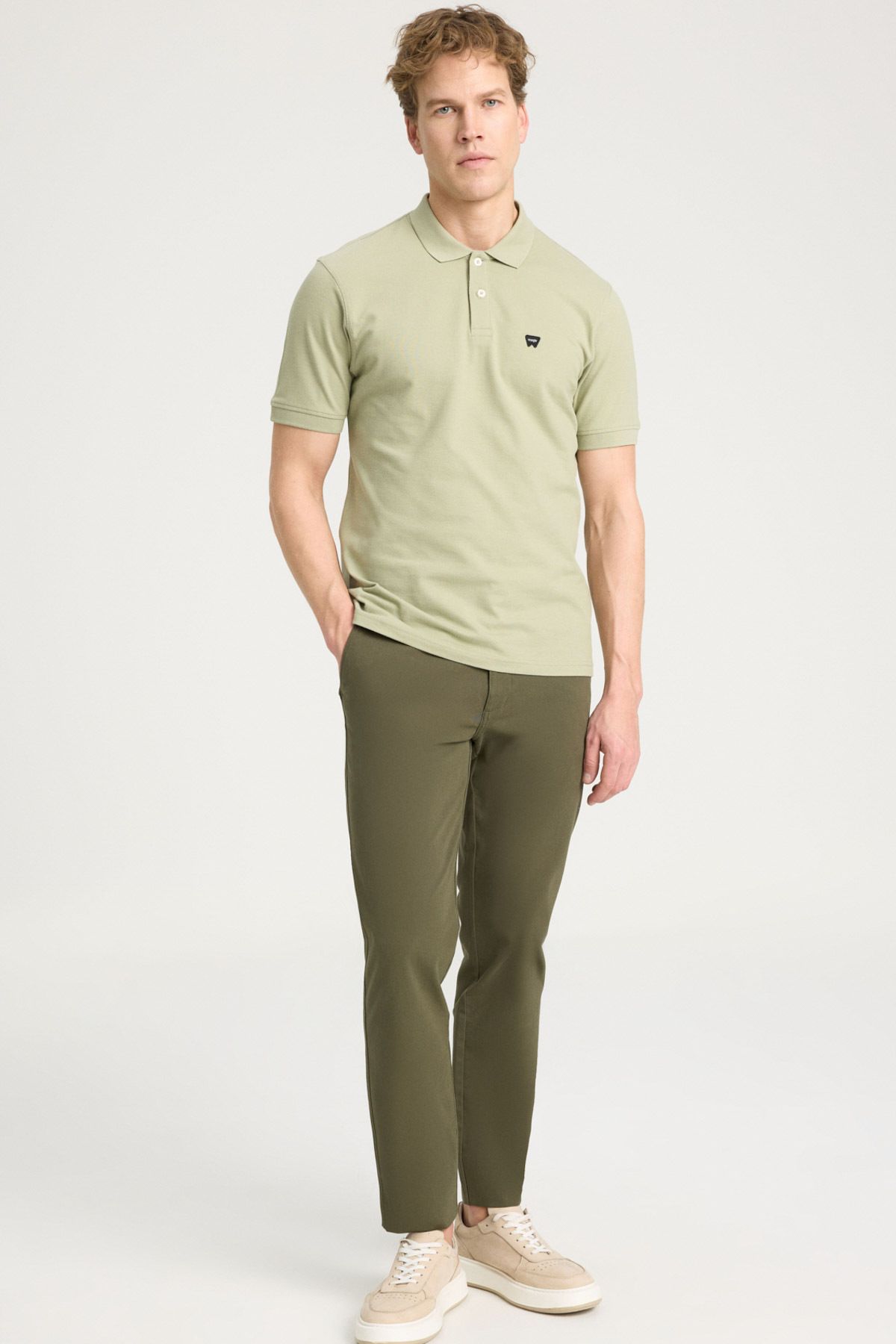تی شرت یقه پولو سبز مردانه چوگان خاکستری t shirt w7d5k4xx2t37y آستین کوتاه tshir Wrangler