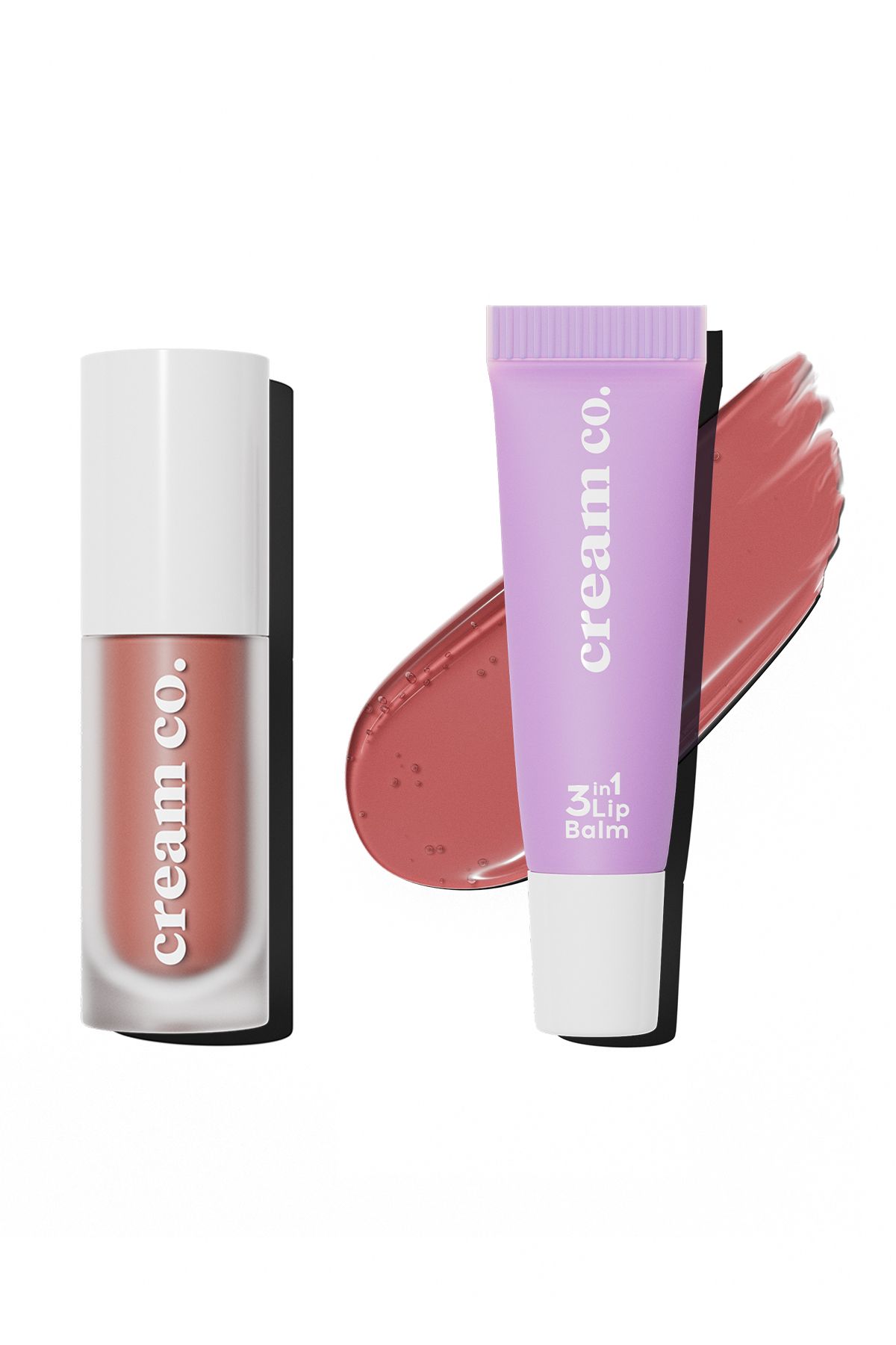 Glow Tint & 3in1 Lip Balm | Cupcake Mocha | Nemlendirici Makyaj | Hyaluronik Asit Seramid Peptit