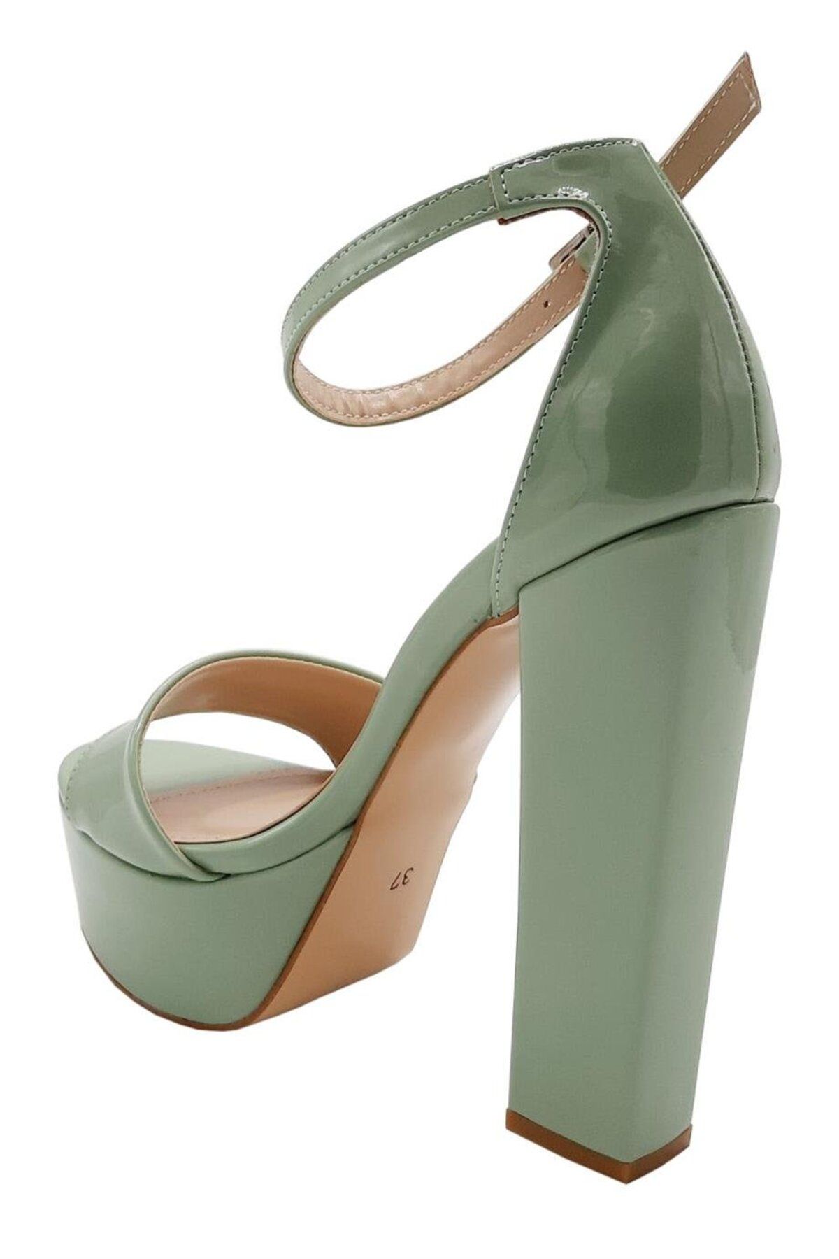 کفش مجلسی زنانه چرم ثبت اختراع سبز 010 2020 Moulin Shoes