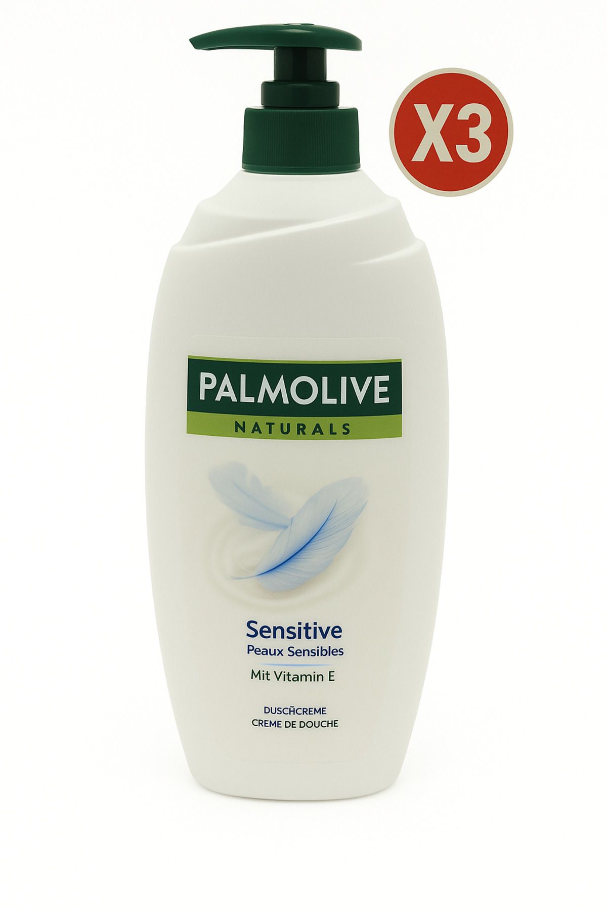 Palmolive X3 - Palmolive Gel Dus Pompita 750ml Sensitive Unisex - One Size
