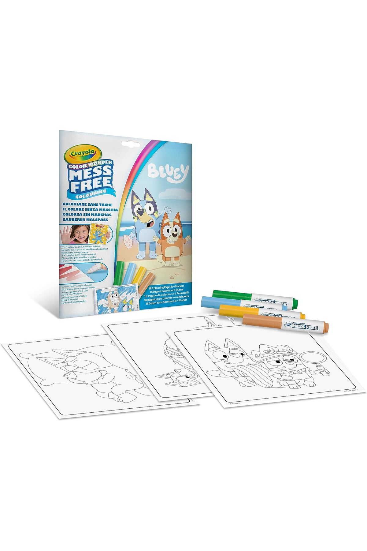 مجموعه رنگ‌آمیزی کالر واندر ۱۸ صفحه